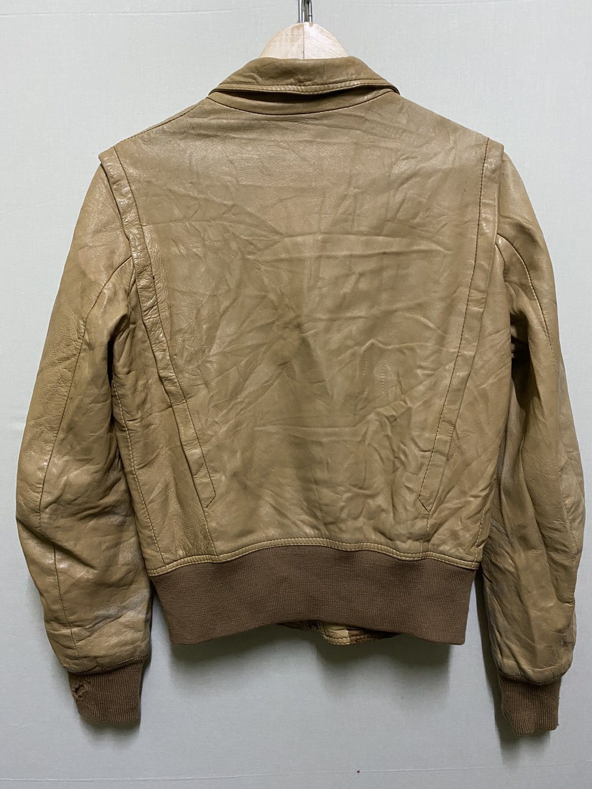 Vintage Piccini Italy Leather Jacket Brown Size US S / EU 44-46 / 1 - 10 Thumbnail