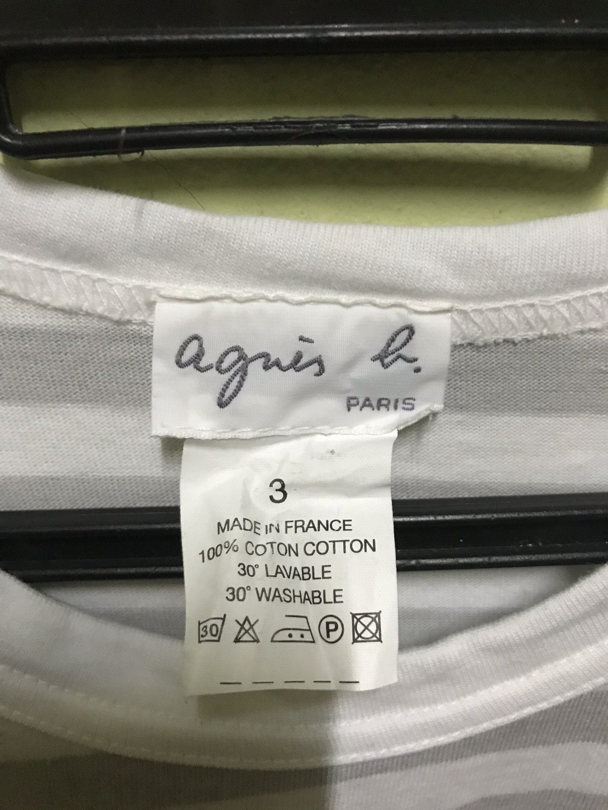 agnes b. Stripe Long Sleeve Size US L / EU 52-54 / 3 - 3 Thumbnail