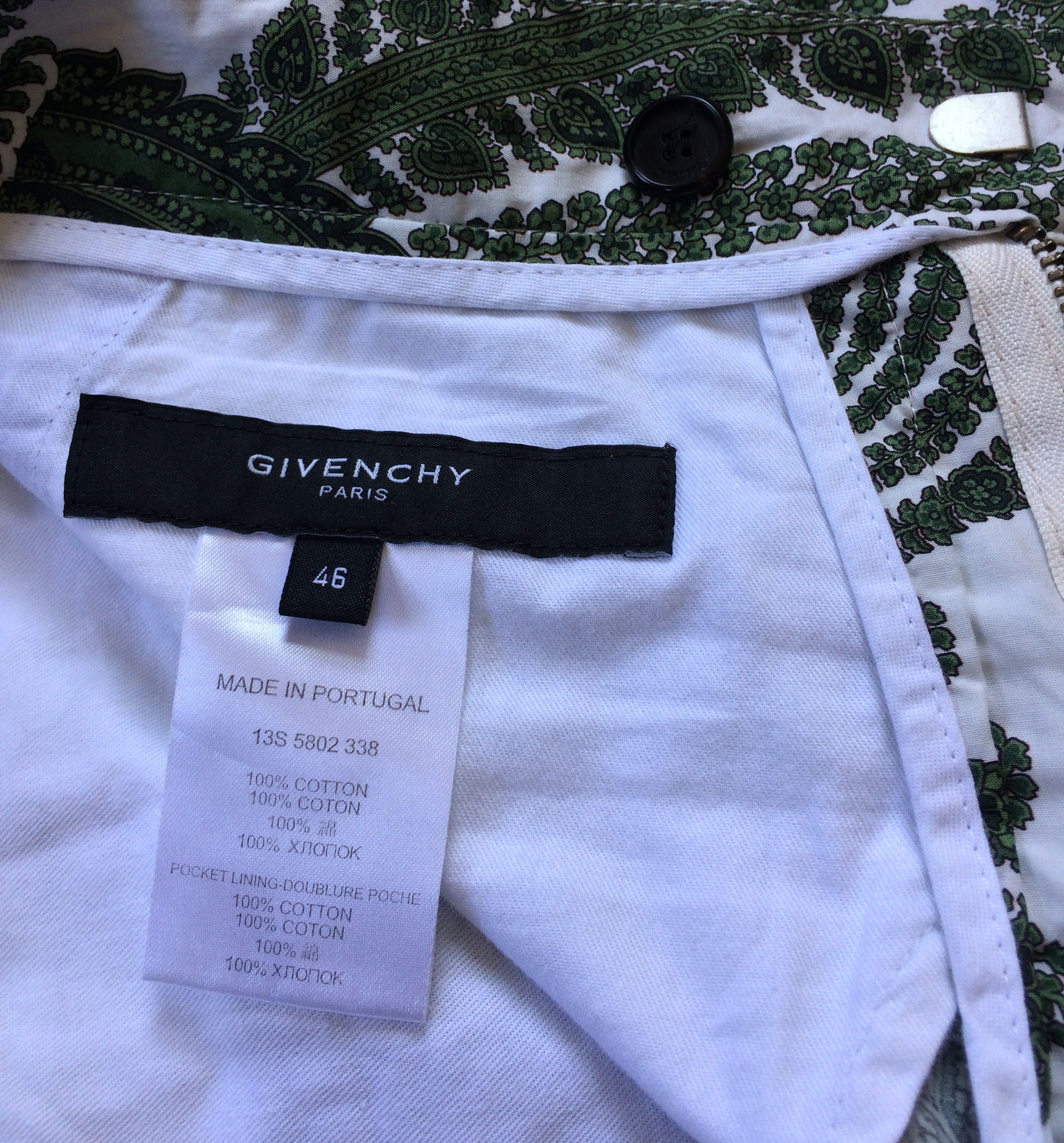 Givenchy S/S 2013 Givenchy Paisley Shorts Size US 30 / EU 46 - 5 Thumbnail