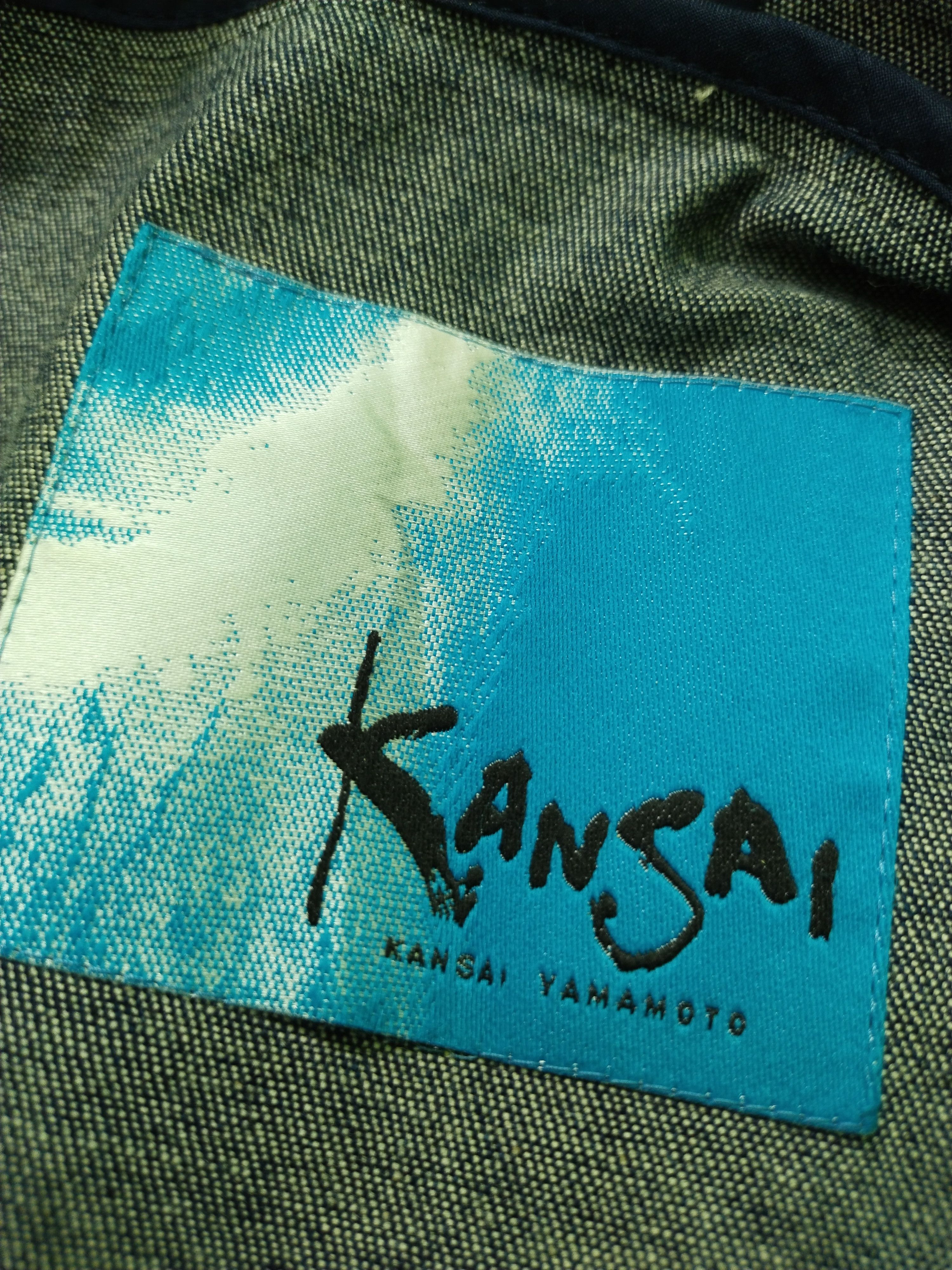 Kansai Yamamoto Rare Kansai Yamamoto Design Hoodie Denim Jacket Size US L / EU 52-54 / 3 - 11 Thumbnail