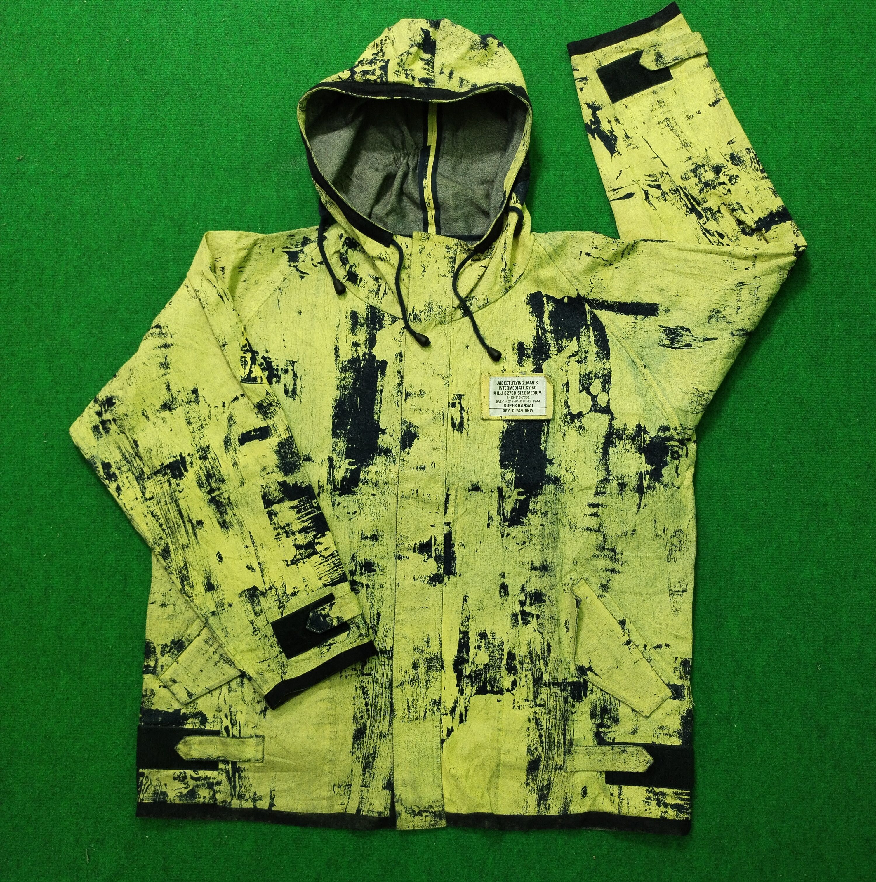 Kansai Yamamoto Rare Kansai Yamamoto Design Hoodie Denim Jacket Size US L / EU 52-54 / 3 - 1 Thumbnail