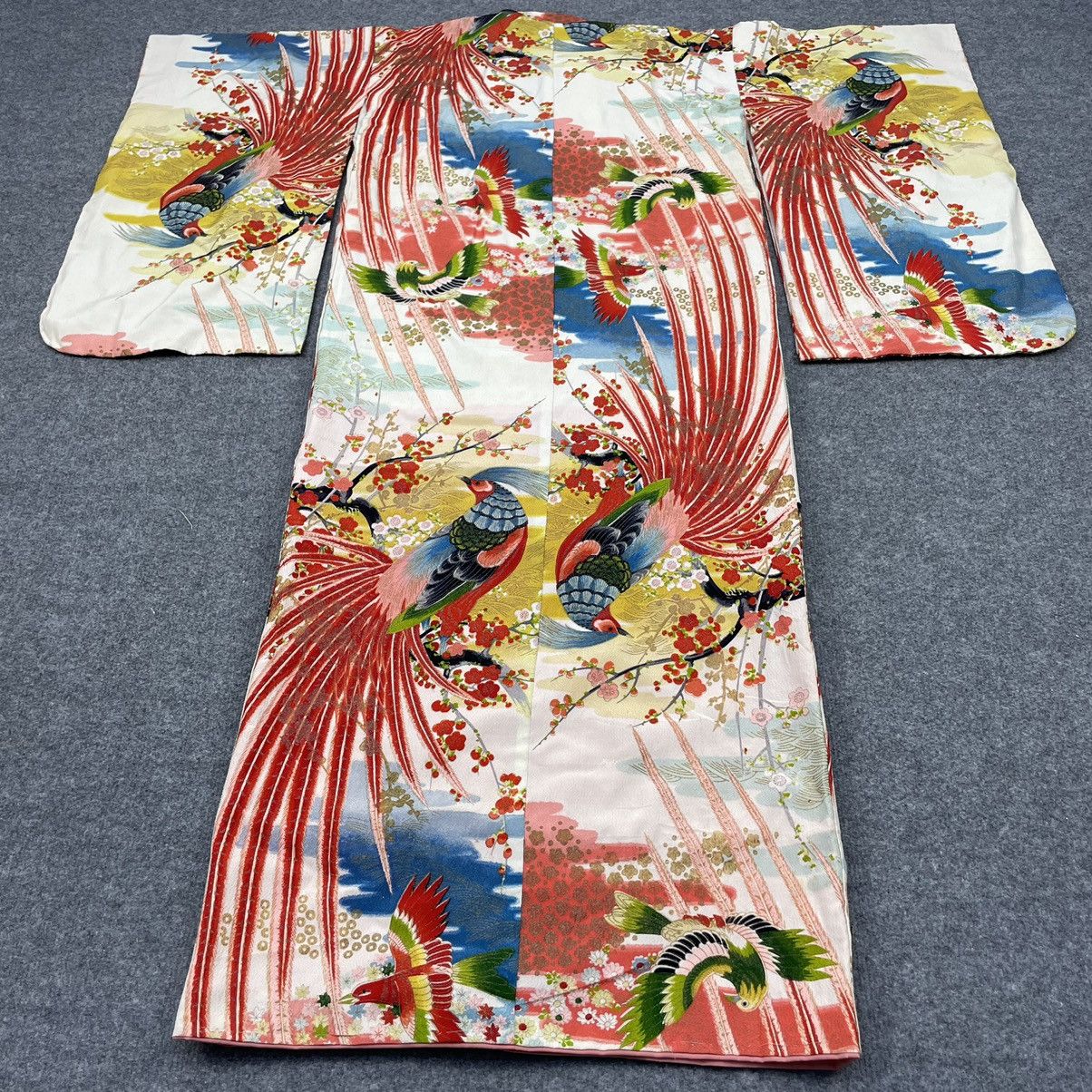 Japanese Brand × Vintage Vintage Japanese Traditional kimono Peacock Size S Size US S / EU 44-46 / 1 - 5 Thumbnail