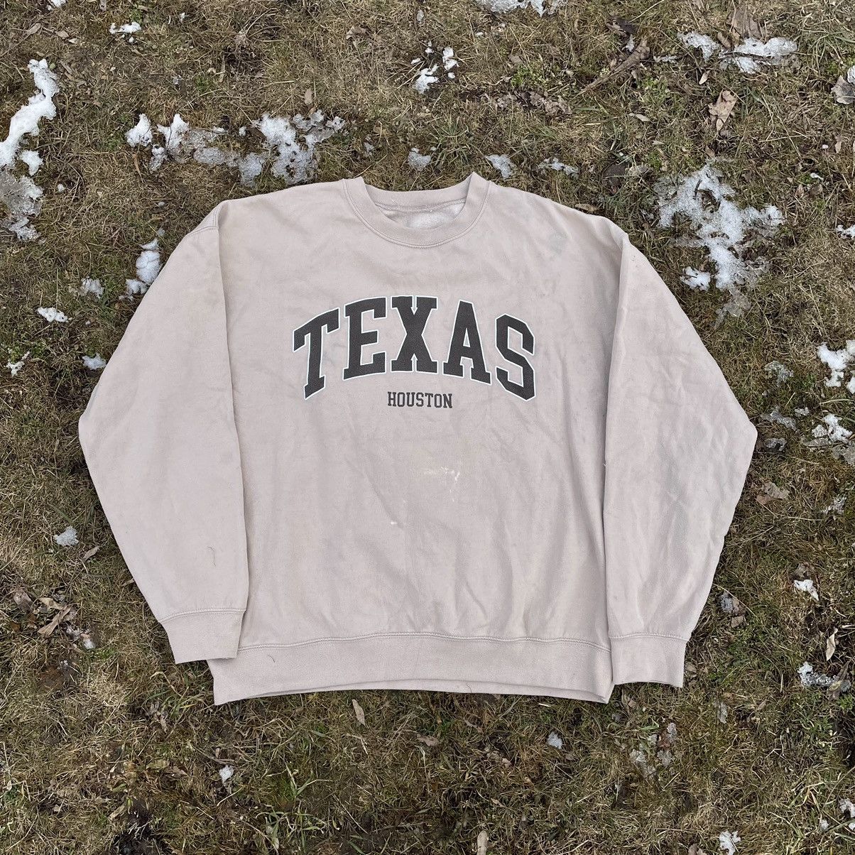 Vintage Vintage 90s Texas Embroidered Crewneck Sun Faded Skater M Size US M / EU 48-50 / 2 - 1 Thumbnail