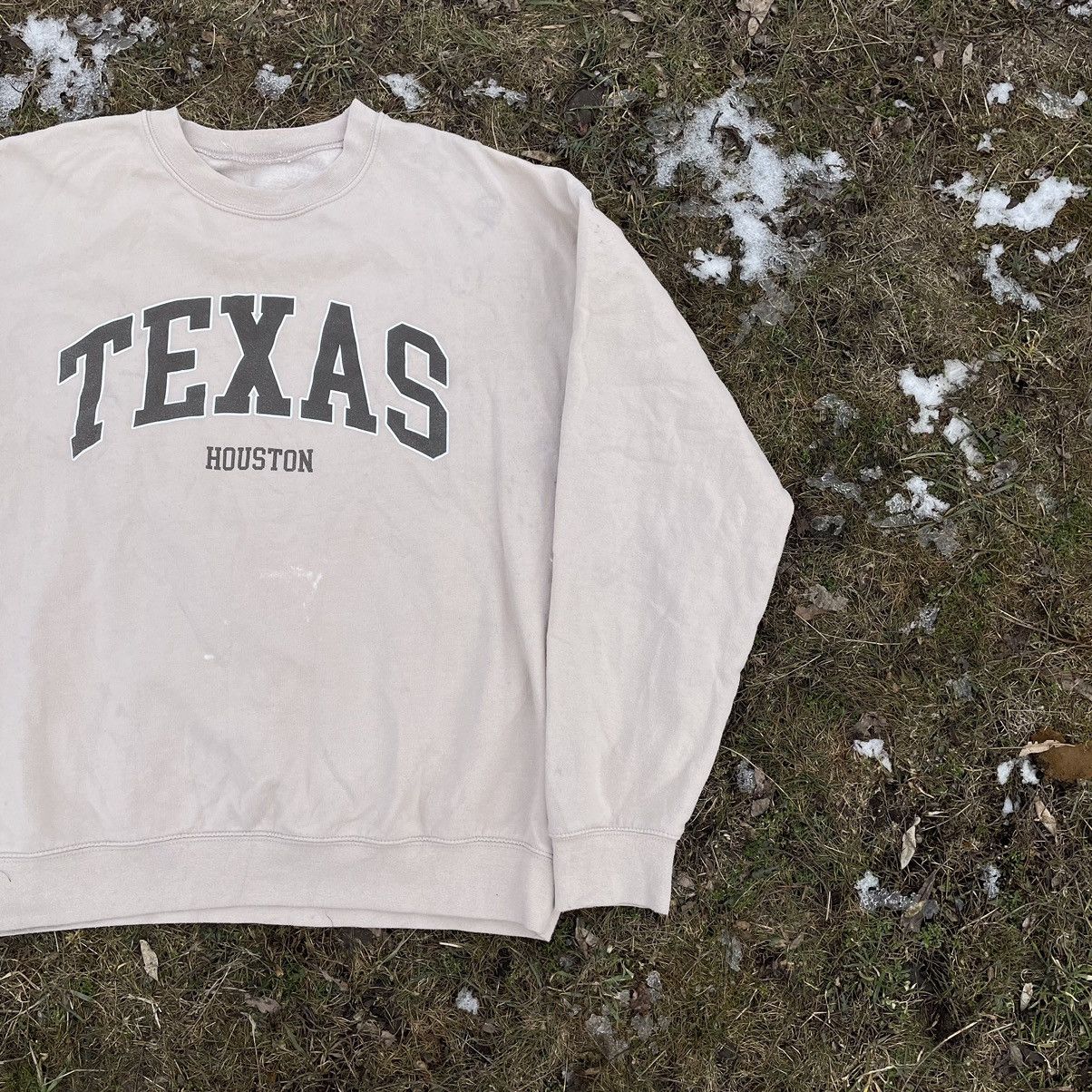 Vintage Vintage 90s Texas Embroidered Crewneck Sun Faded Skater M Size US M / EU 48-50 / 2 - 3 Thumbnail