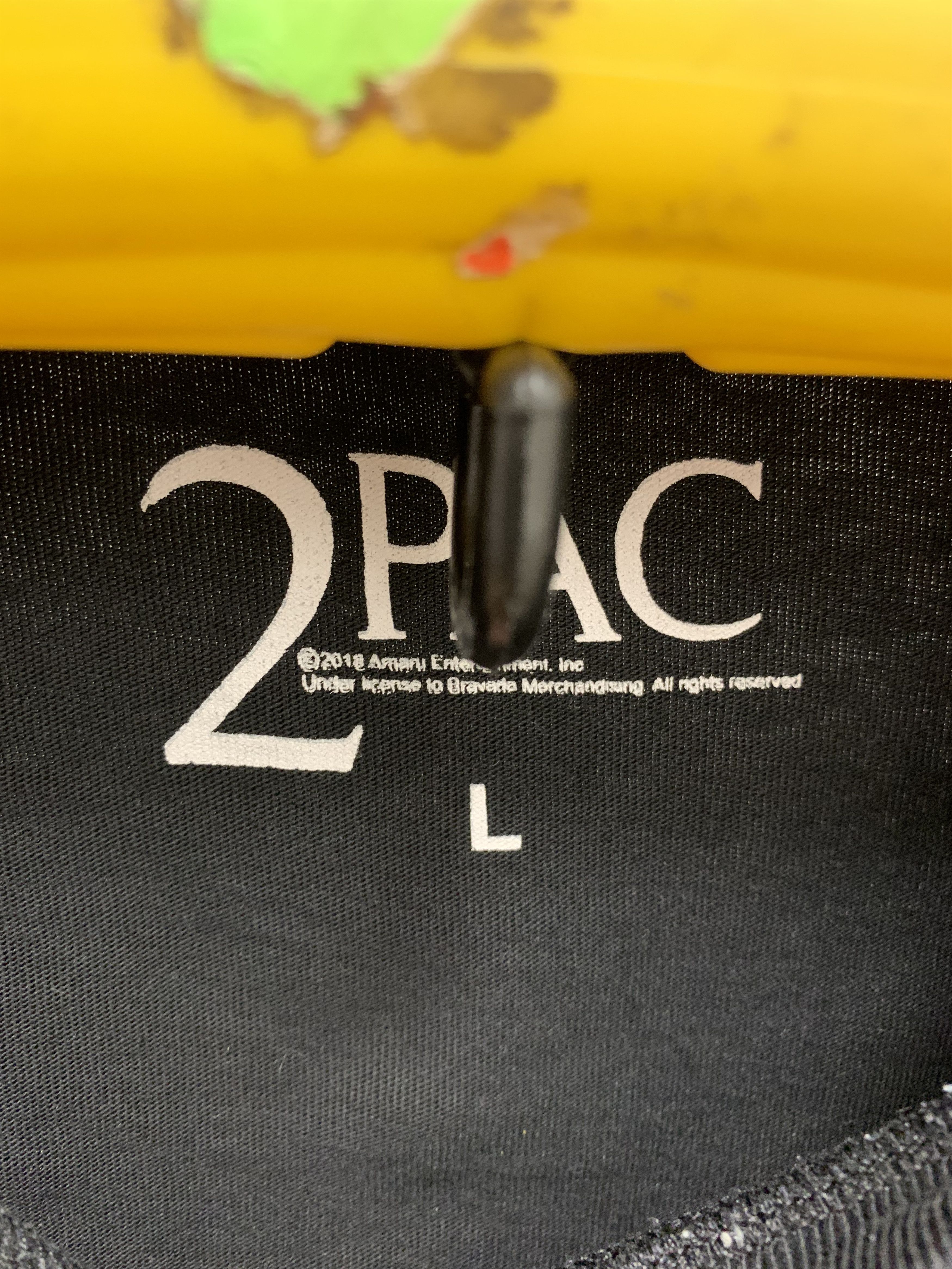 Other Tupac 2Pac rap t-shirt black L 2018 big logo Size US L / EU 52-54 / 3 - 4 Thumbnail