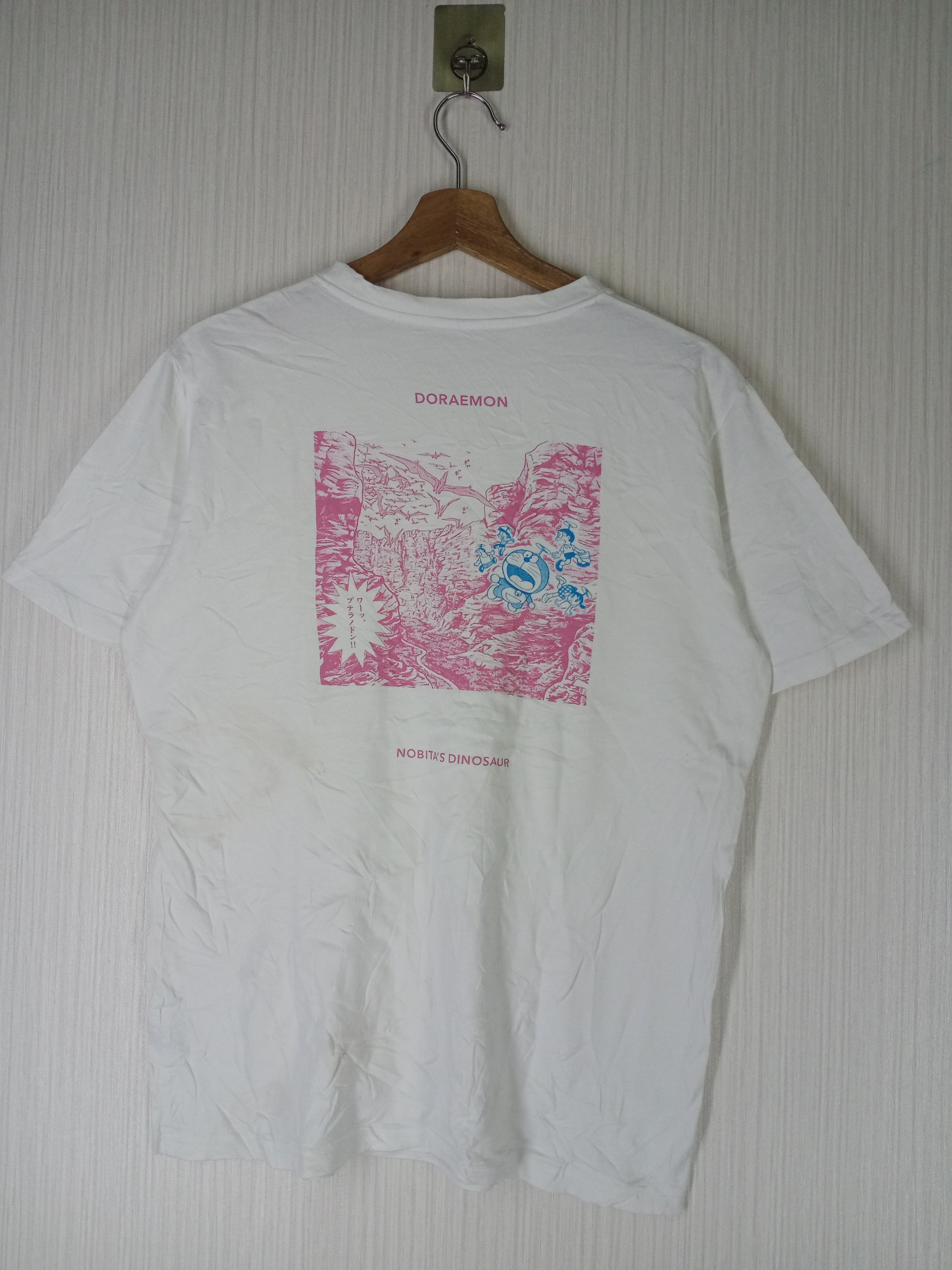 Anime Vintage Doraemon Nobita's Dinosaur Tshirt Size US M / EU 48-50 / 2 - 2 Thumbnail