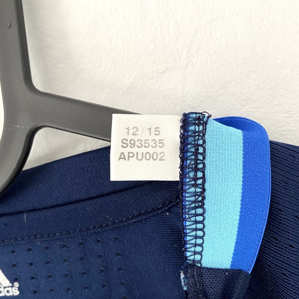 Kappa 2015 Sunderland Player Issue Adidas Soccer Jersey Size US M / EU 48-50 / 2 - 5 Thumbnail