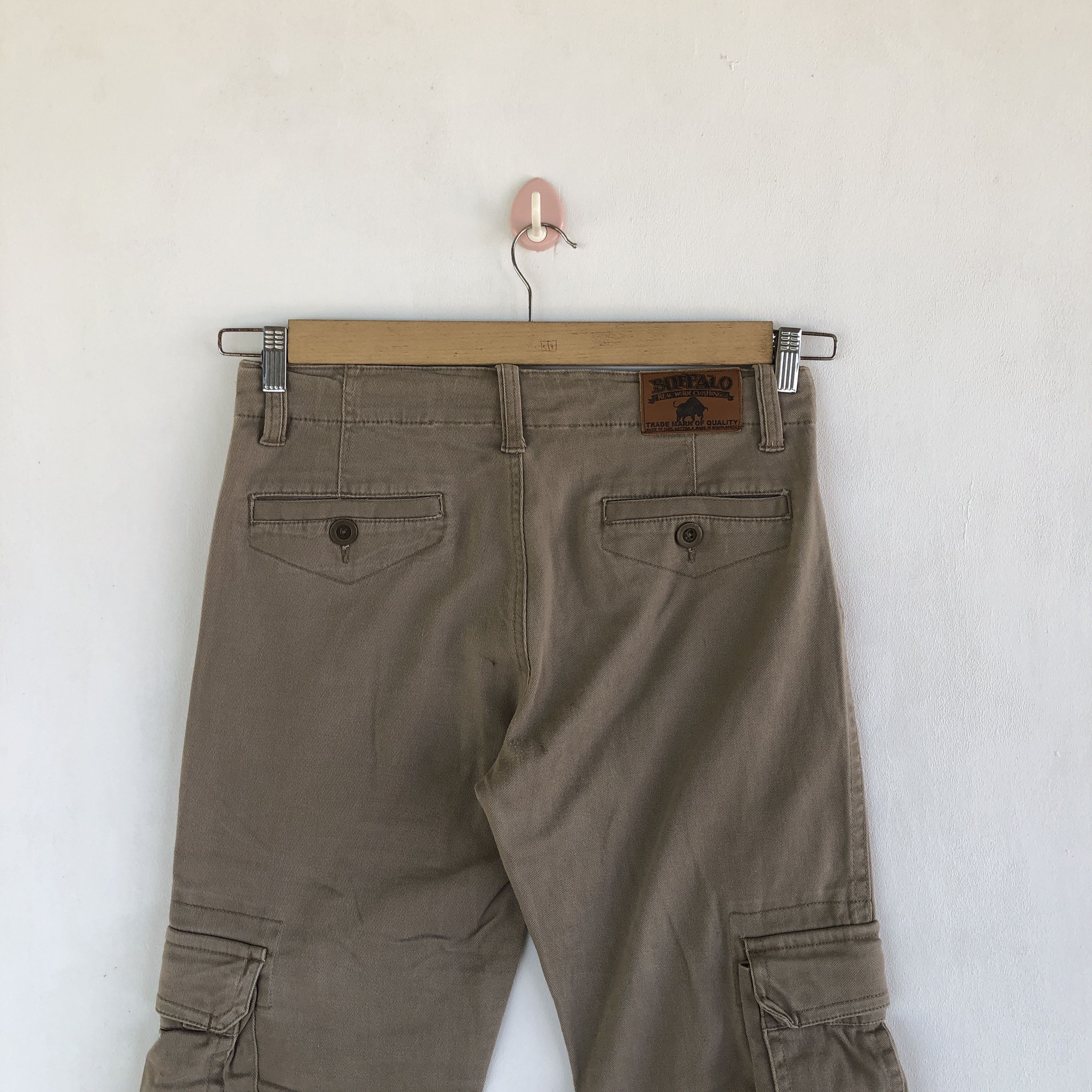 Japanese Brand × Vintage Japanese Cargo Pants Multi Pockets Baggy Fatigue Trousers Size 30" / US 8 / IT 44 - 4 Thumbnail