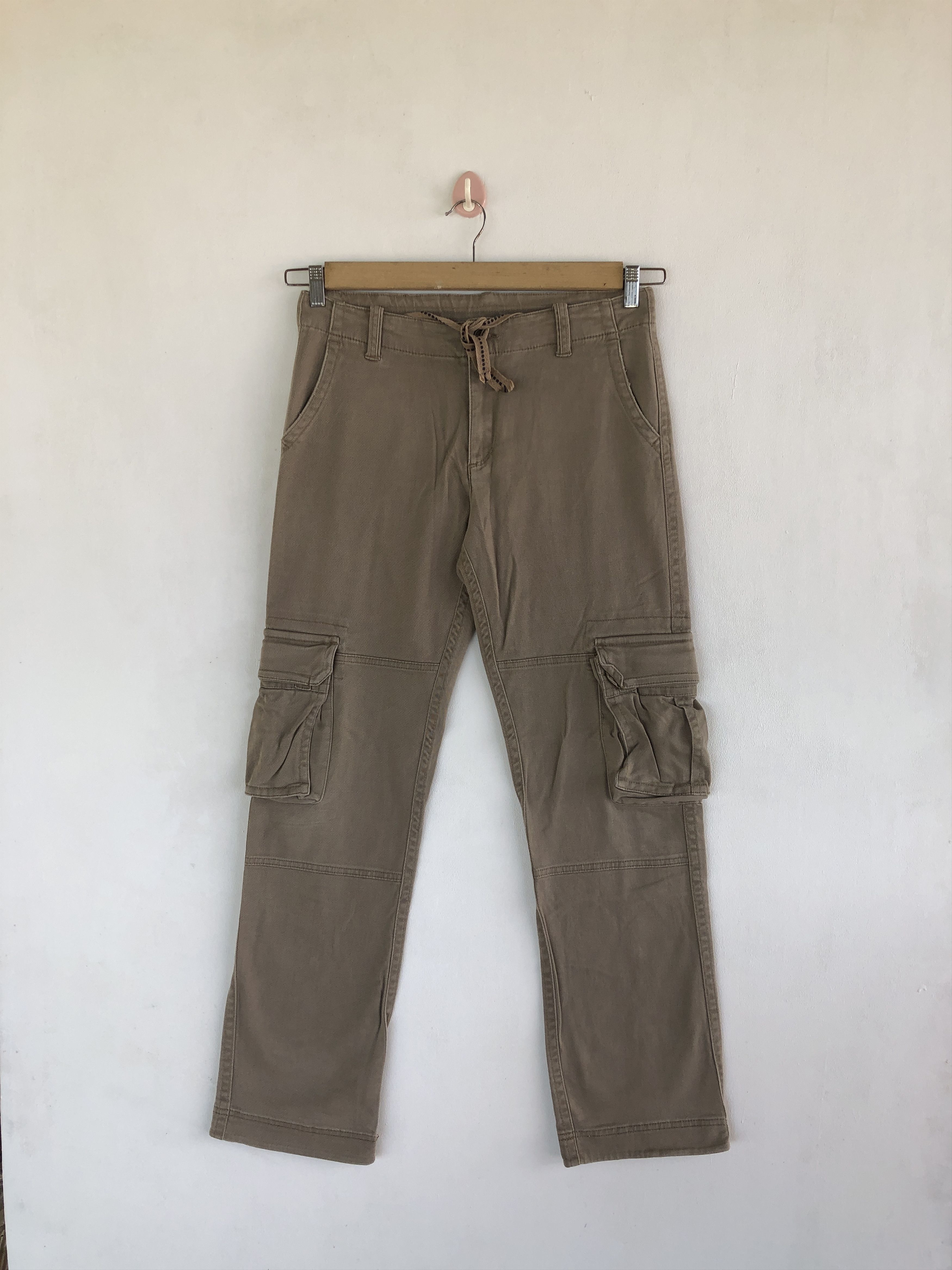Japanese Brand × Vintage Japanese Cargo Pants Multi Pockets Baggy Fatigue Trousers Size 30" / US 8 / IT 44 - 1 Thumbnail