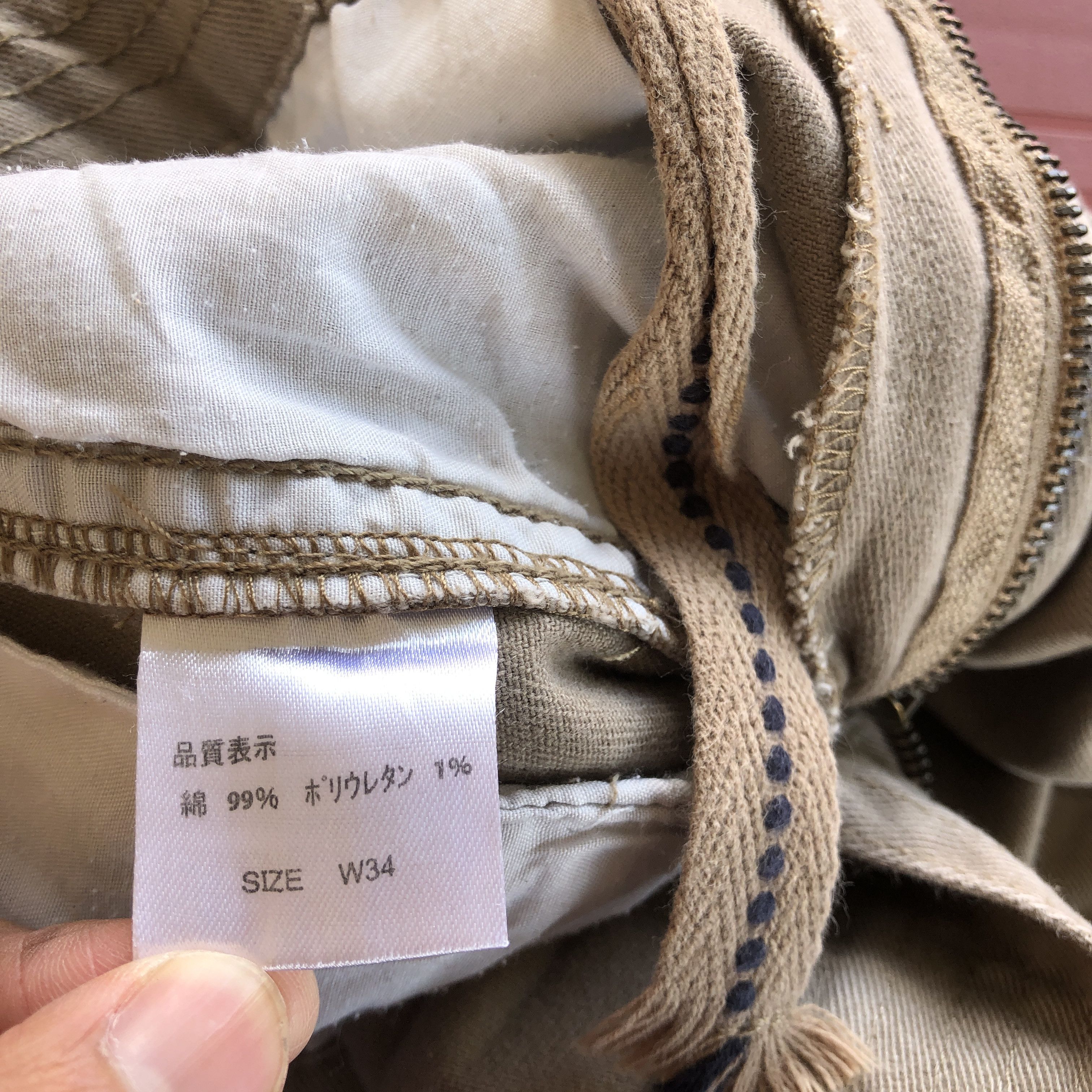 Japanese Brand × Vintage Japanese Cargo Pants Multi Pockets Baggy Fatigue Trousers Size 30" / US 8 / IT 44 - 12 Thumbnail