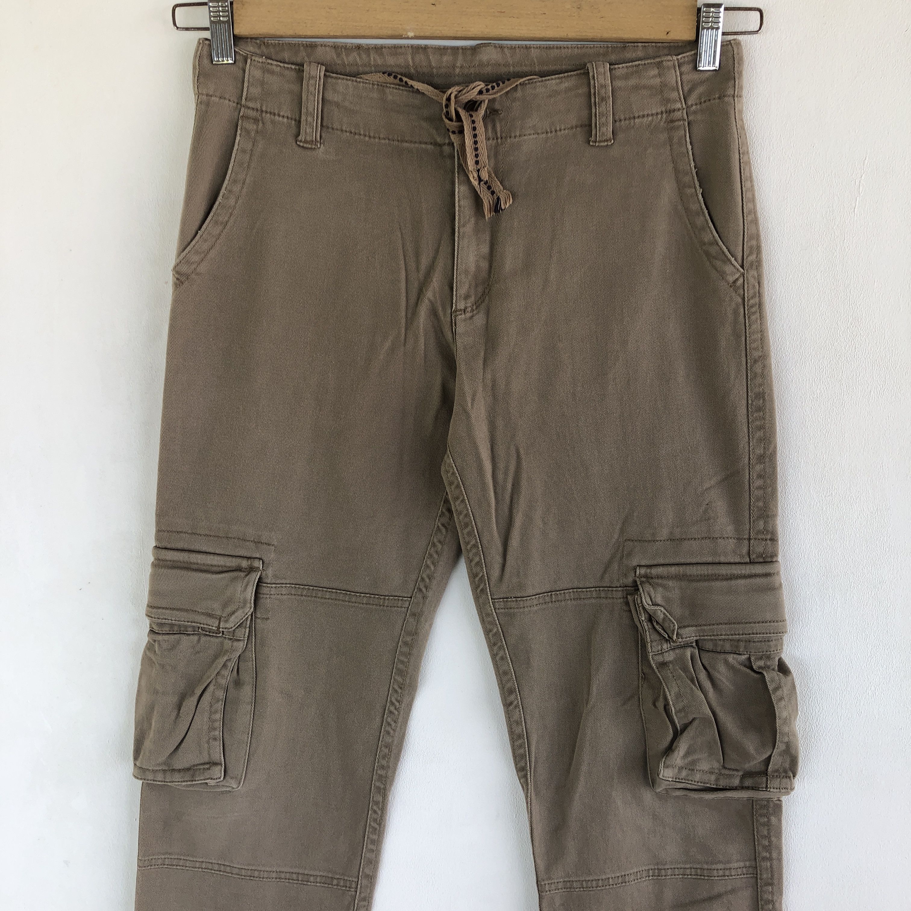 Japanese Brand × Vintage Japanese Cargo Pants Multi Pockets Baggy Fatigue Trousers Size 30" / US 8 / IT 44 - 5 Thumbnail