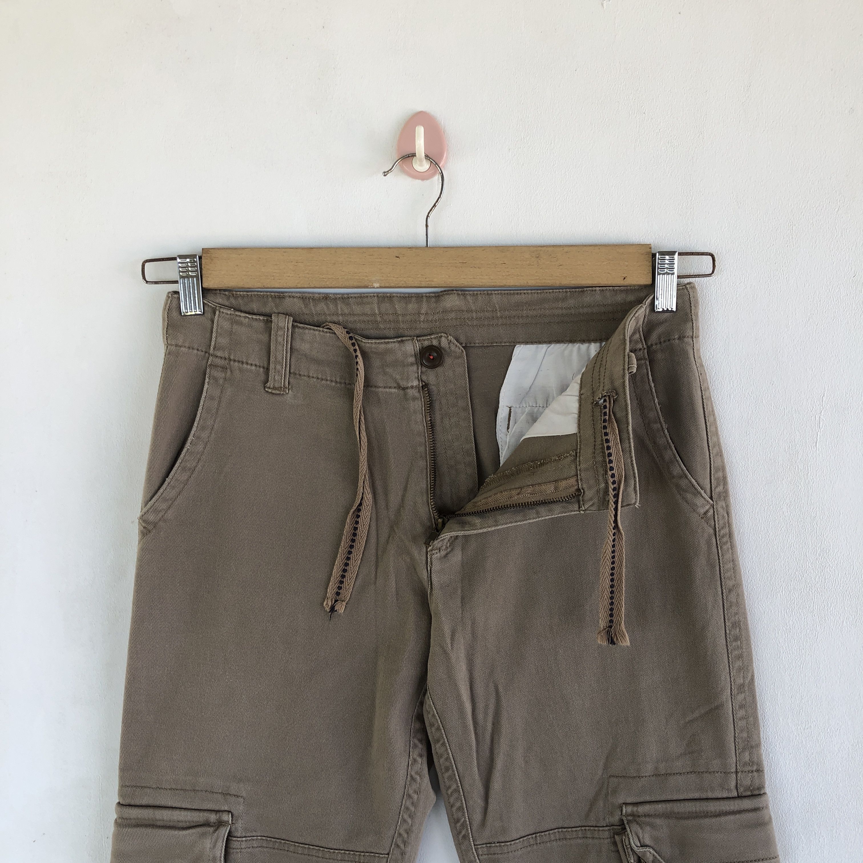 Japanese Brand × Vintage Japanese Cargo Pants Multi Pockets Baggy Fatigue Trousers Size 30" / US 8 / IT 44 - 8 Thumbnail