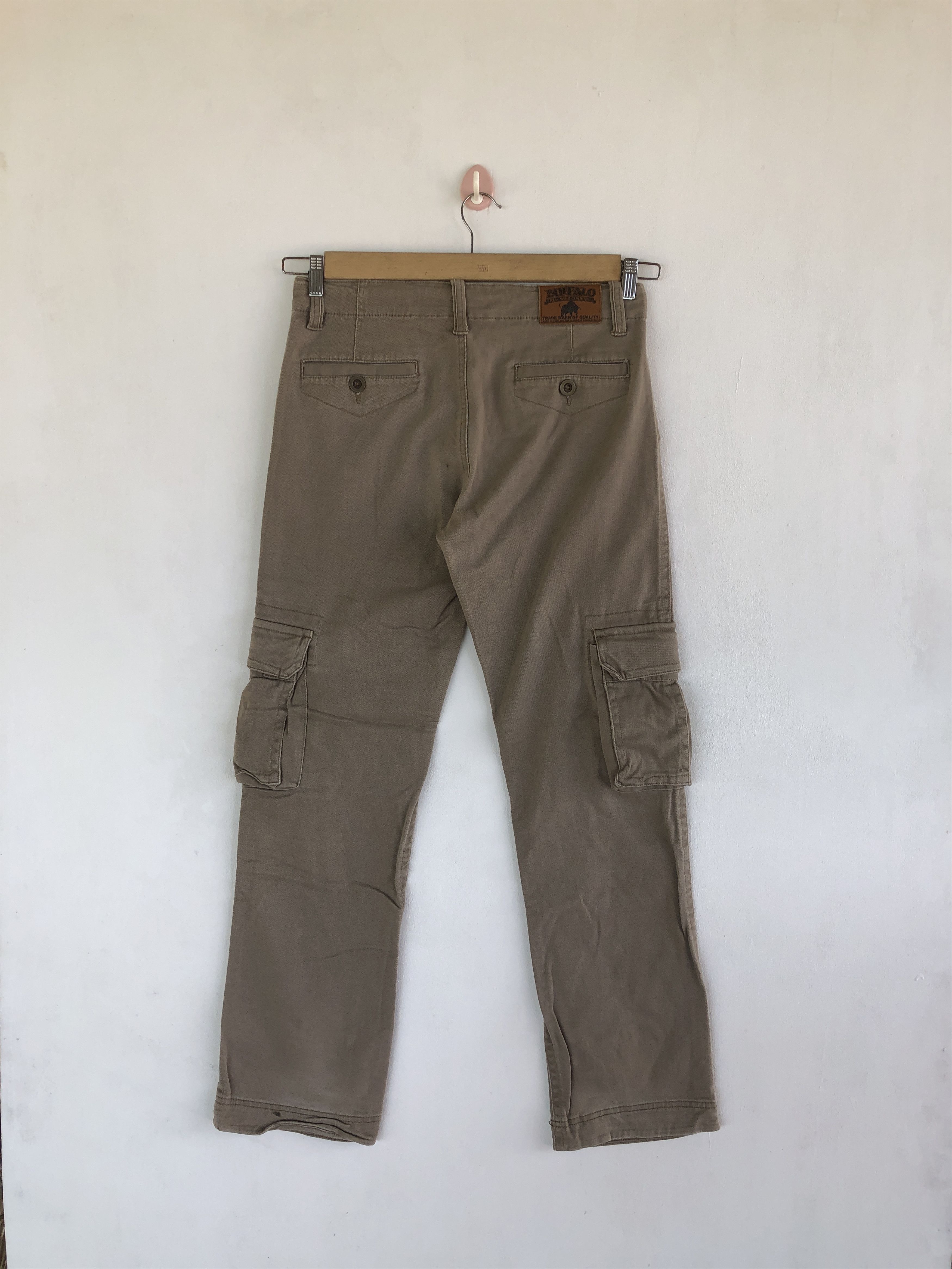 Japanese Brand × Vintage Japanese Cargo Pants Multi Pockets Baggy Fatigue Trousers Size 30" / US 8 / IT 44 - 2 Thumbnail