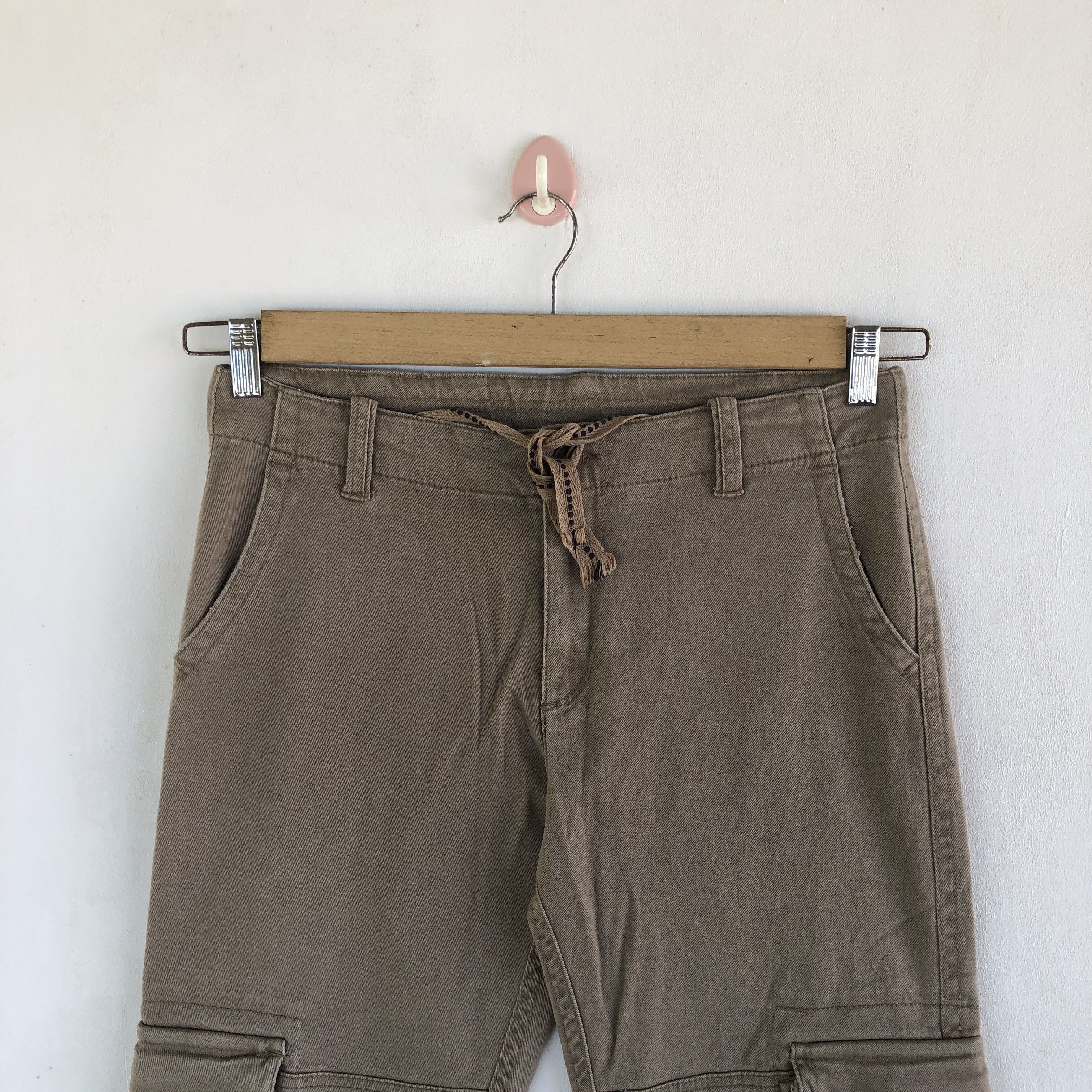 Japanese Brand × Vintage Japanese Cargo Pants Multi Pockets Baggy Fatigue Trousers Size 30" / US 8 / IT 44 - 3 Thumbnail