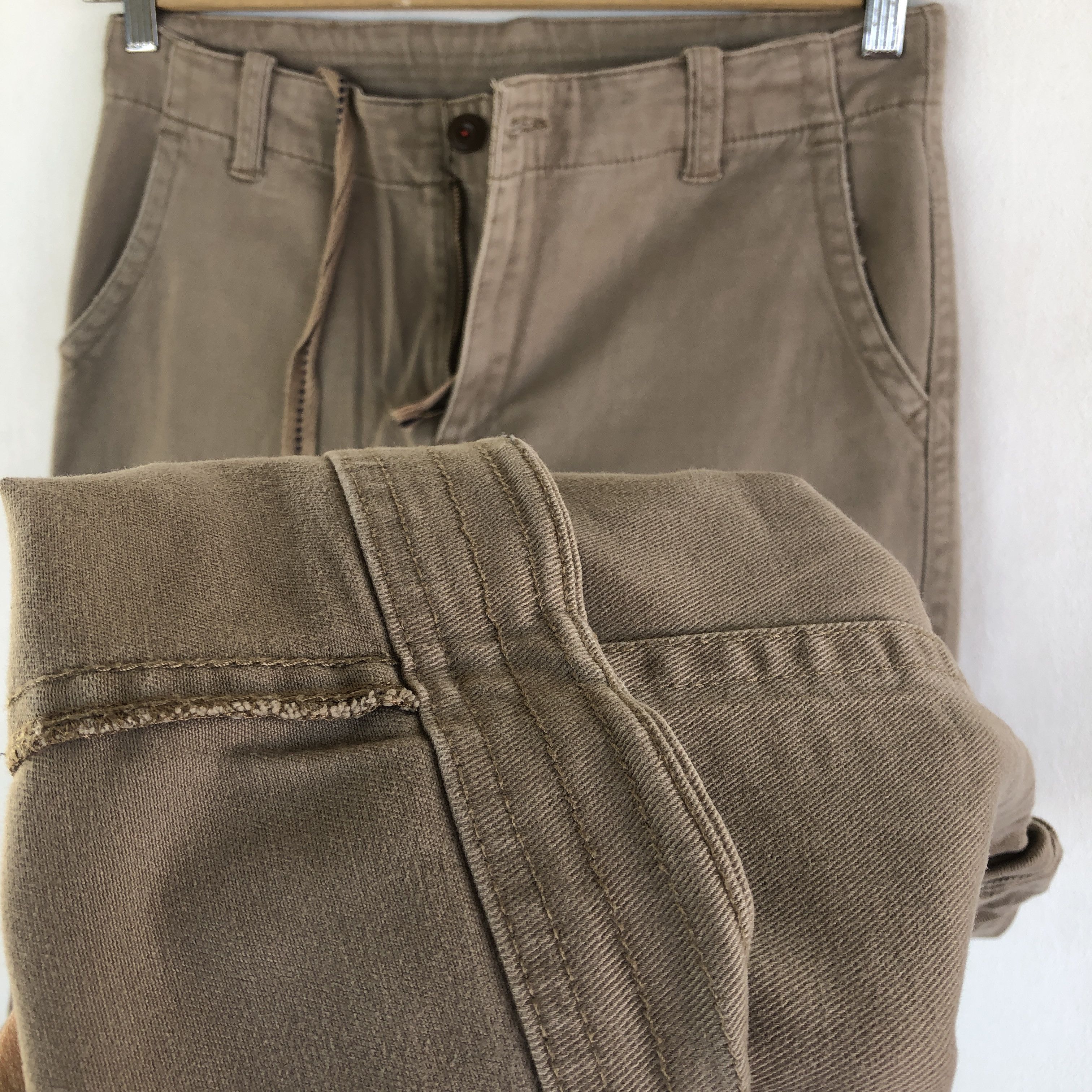 Japanese Brand × Vintage Japanese Cargo Pants Multi Pockets Baggy Fatigue Trousers Size 30" / US 8 / IT 44 - 10 Thumbnail