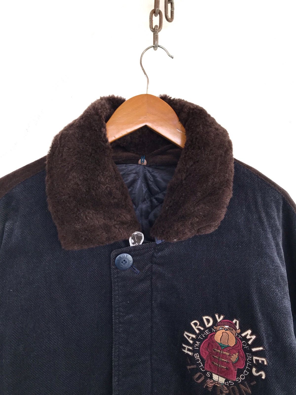 Hardy Amies Hardy Amies Heavy Coat Cartoon Anime Bulldog Jacket Size US L / EU 52-54 / 3 - 3 Thumbnail