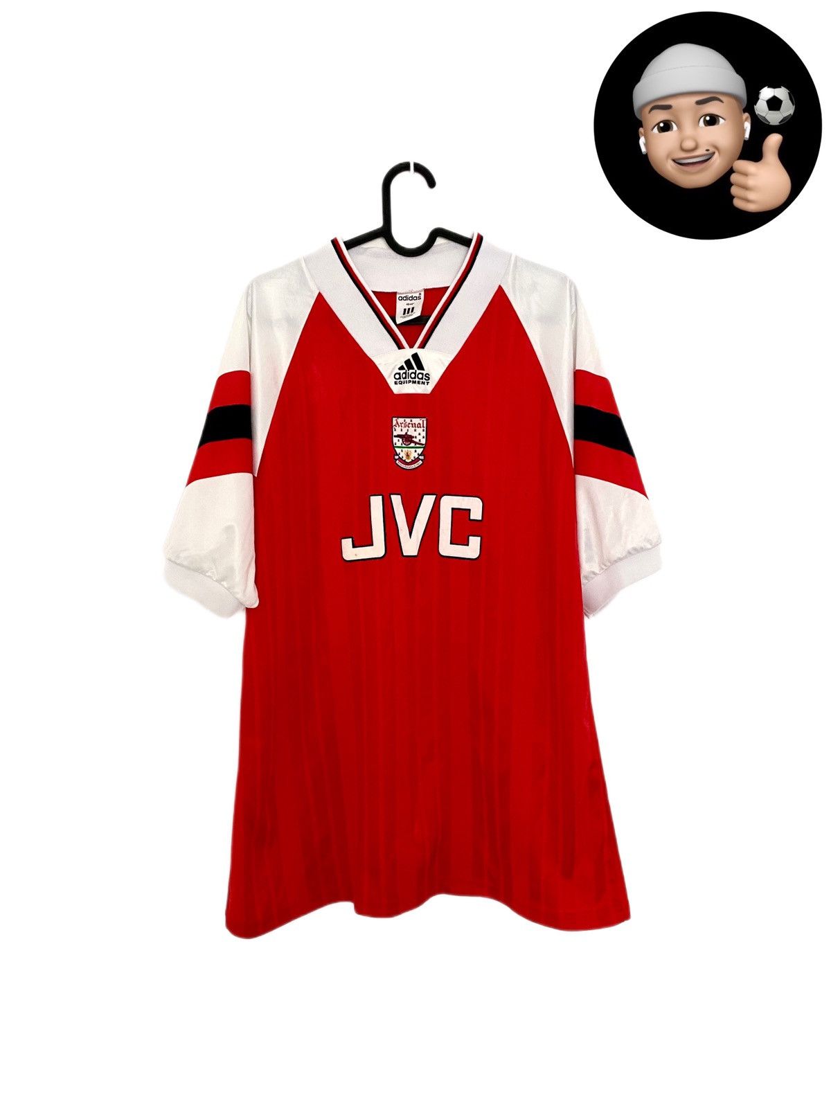 Adidas × Vintage 1992 1994 Arsenal Adidas Vintage Adidas Home Soccer Jersey Size US M / EU 48-50 / 2 - 1 Thumbnail