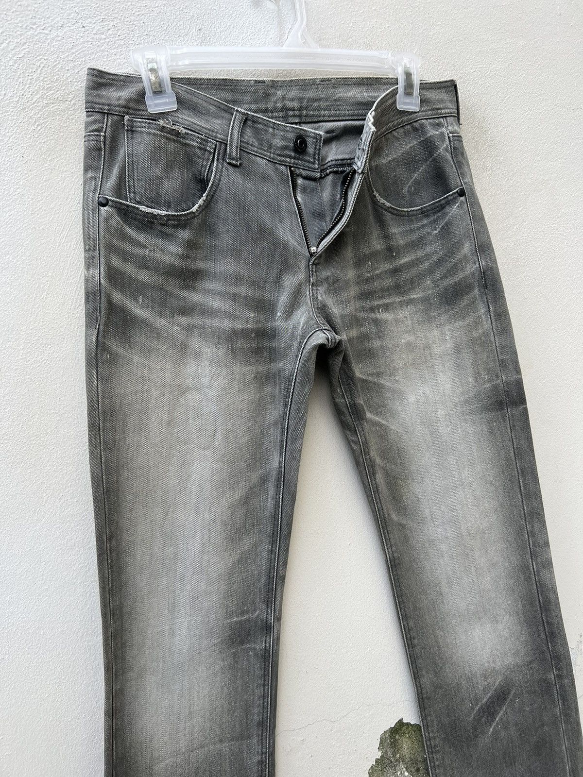 Black Barrett × Neil Barrett Black Barrett by Neil Barrett Distressed Rips Stone Wash Size US 28 / EU 44 - 7 Thumbnail