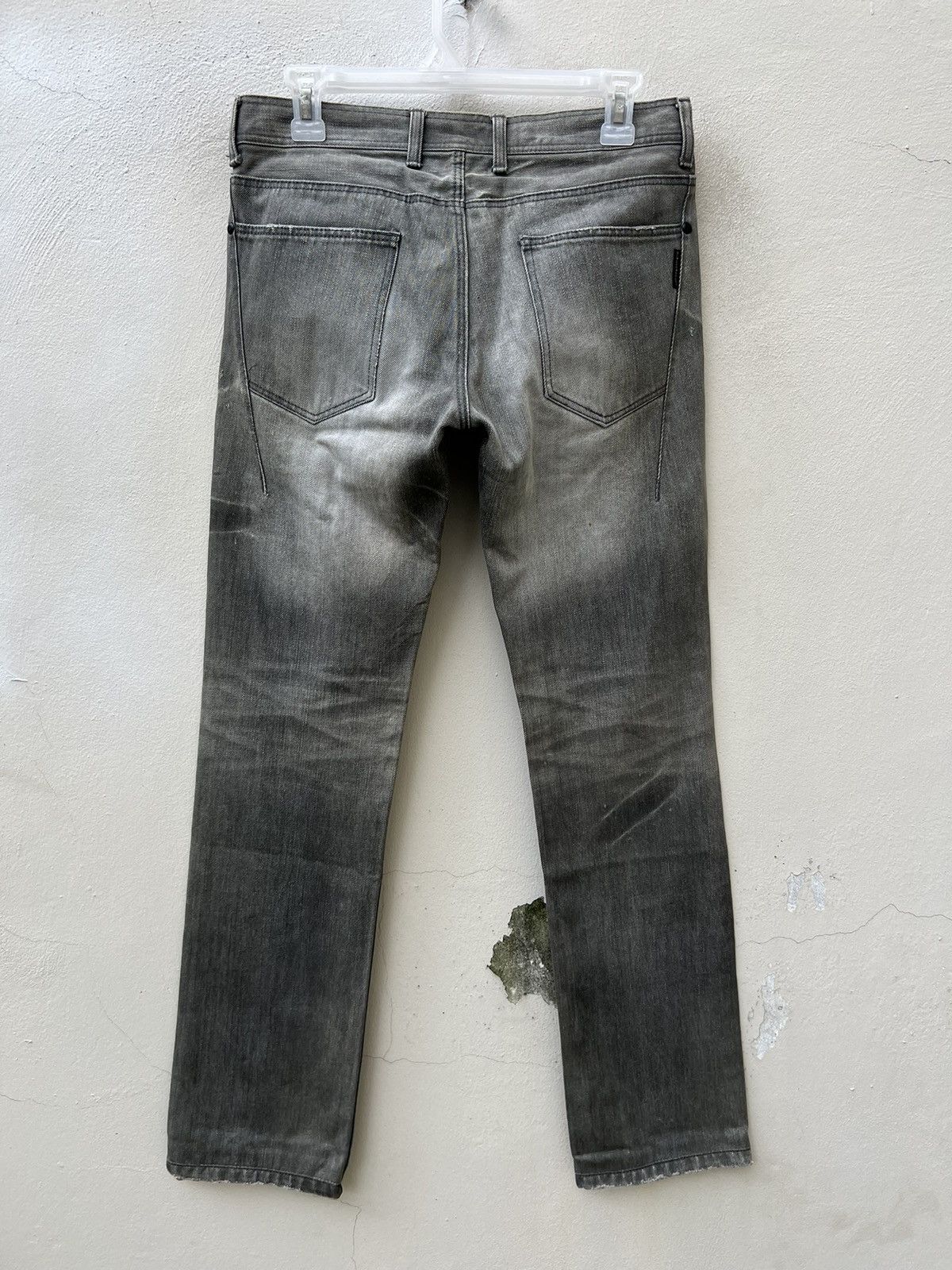 Black Barrett × Neil Barrett Black Barrett by Neil Barrett Distressed Rips Stone Wash Size US 28 / EU 44 - 13 Thumbnail