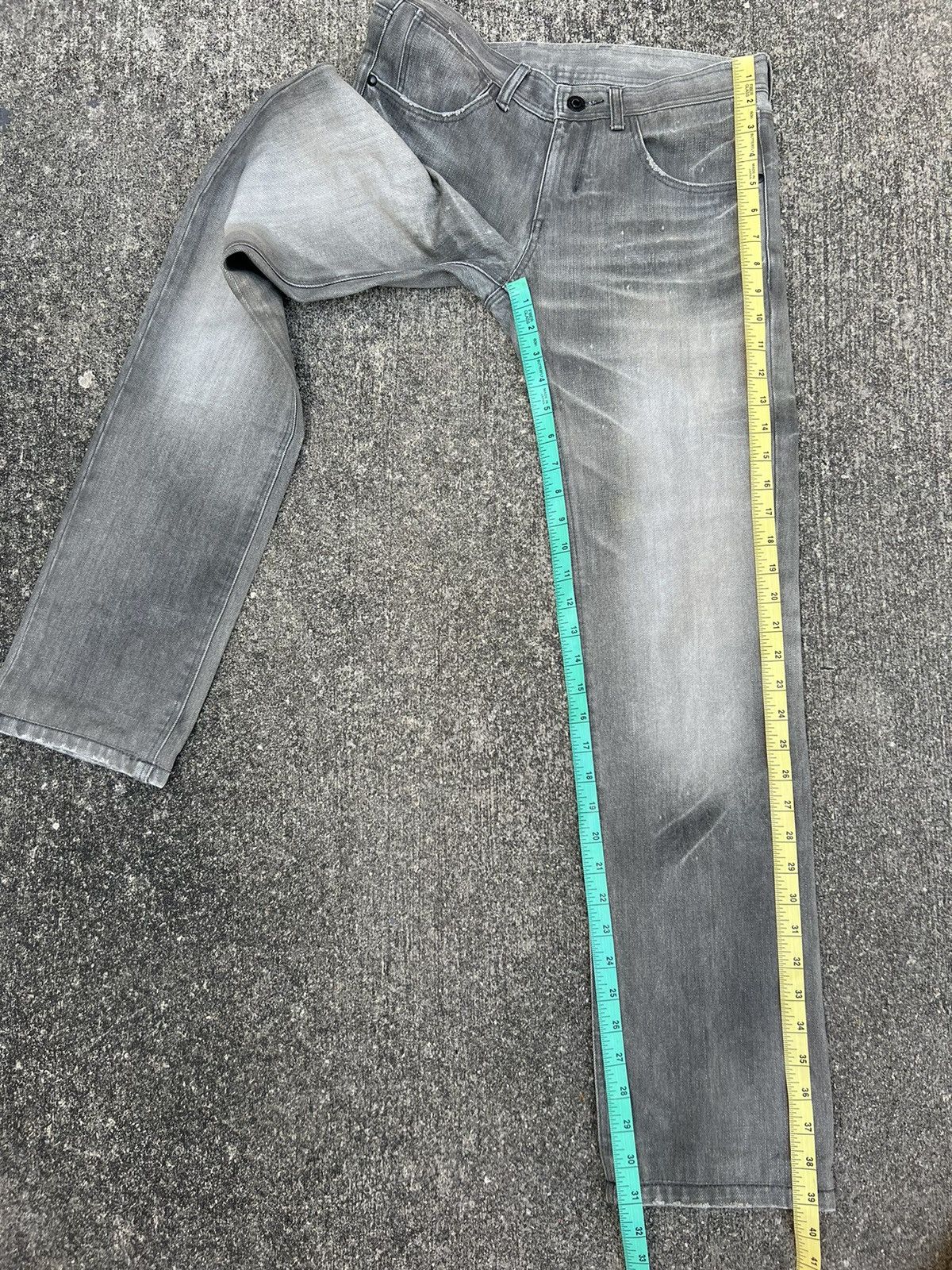 Black Barrett × Neil Barrett Black Barrett by Neil Barrett Distressed Rips Stone Wash Size US 28 / EU 44 - 4 Thumbnail