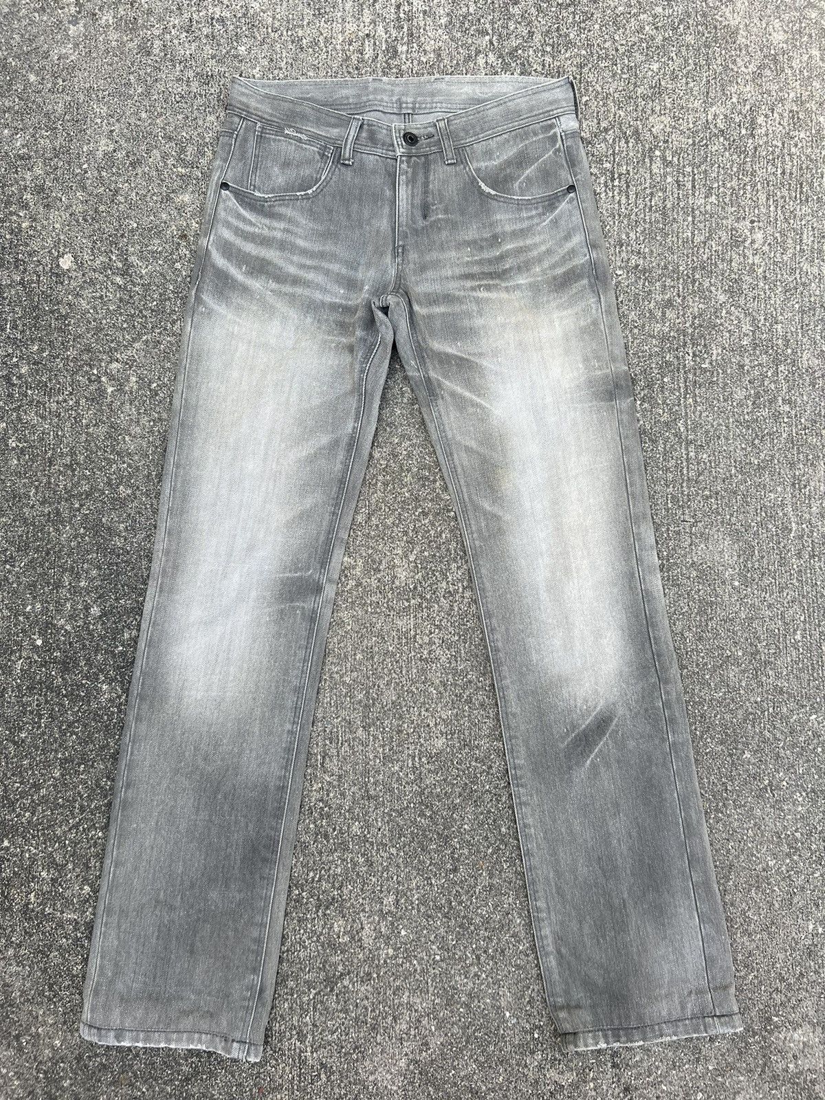 Black Barrett × Neil Barrett Black Barrett by Neil Barrett Distressed Rips Stone Wash Size US 28 / EU 44 - 1 Thumbnail