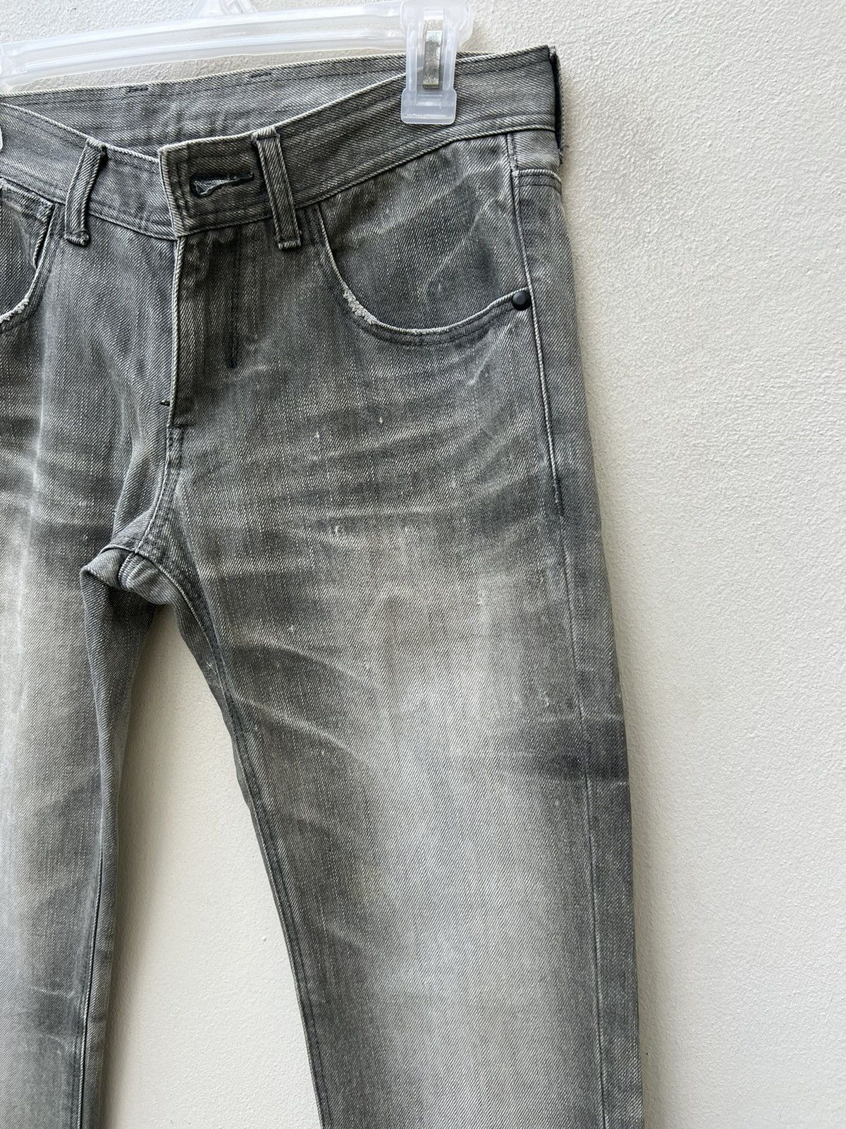 Black Barrett × Neil Barrett Black Barrett by Neil Barrett Distressed Rips Stone Wash Size US 28 / EU 44 - 10 Thumbnail