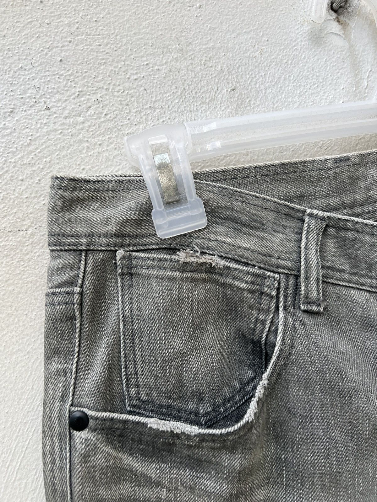 Black Barrett × Neil Barrett Black Barrett by Neil Barrett Distressed Rips Stone Wash Size US 28 / EU 44 - 8 Thumbnail