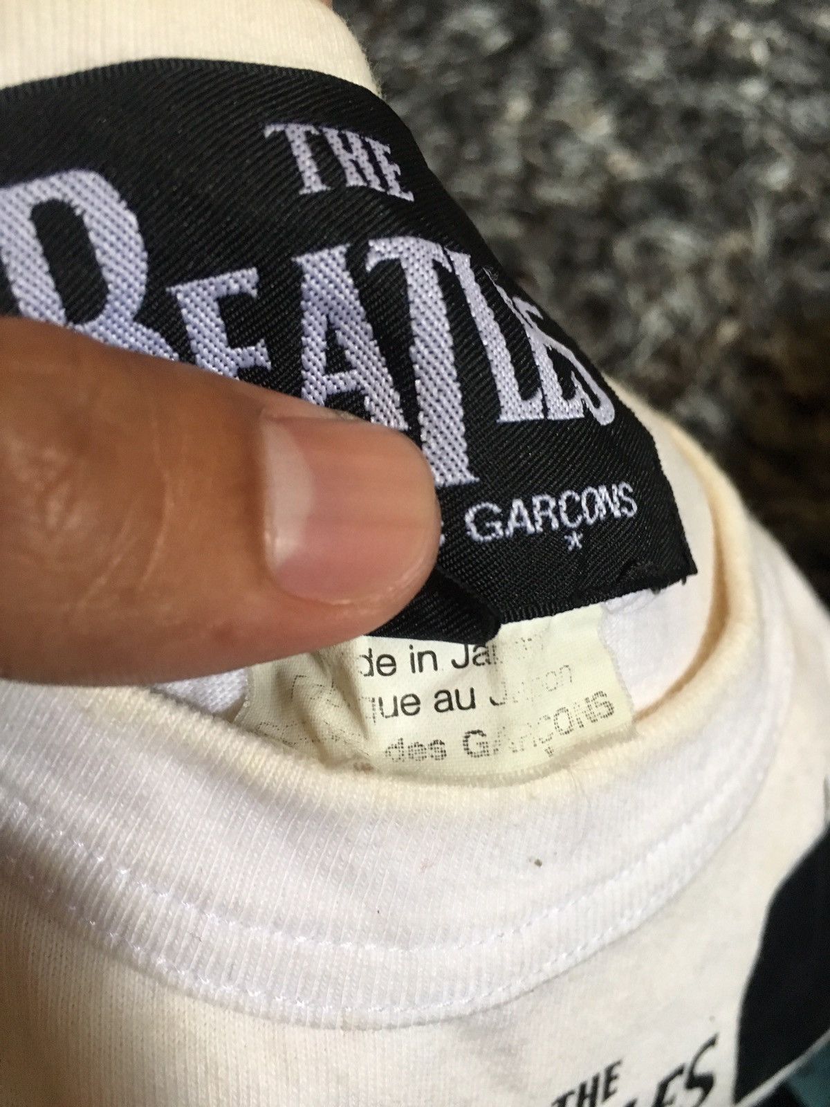 Band Tees × Comme des Garcons × Japanese Brand The Beatles band tees X Cdg AD2009 Size US XS / EU 42 / 0 - 7 Thumbnail