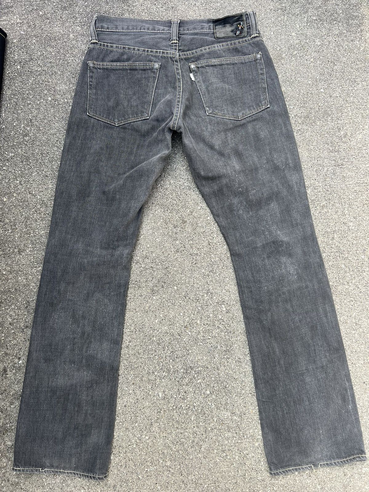 Alchemist Vintage Alchemist Fab Four Japan Sun Faded Denim Flare Jeans Size US 29 - 5 Thumbnail