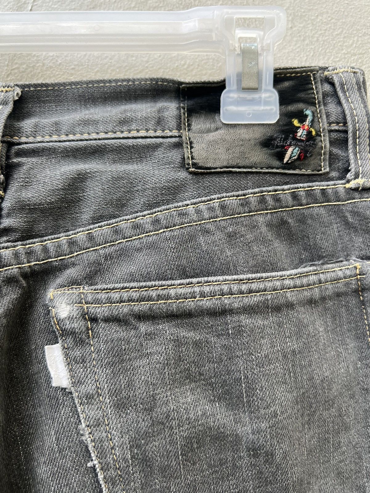 Alchemist Vintage Alchemist Fab Four Japan Sun Faded Denim Flare Jeans Size US 29 - 20 Thumbnail