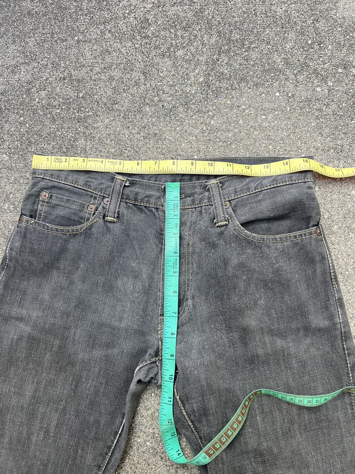 Alchemist Vintage Alchemist Fab Four Japan Sun Faded Denim Flare Jeans Size US 29 - 2 Thumbnail
