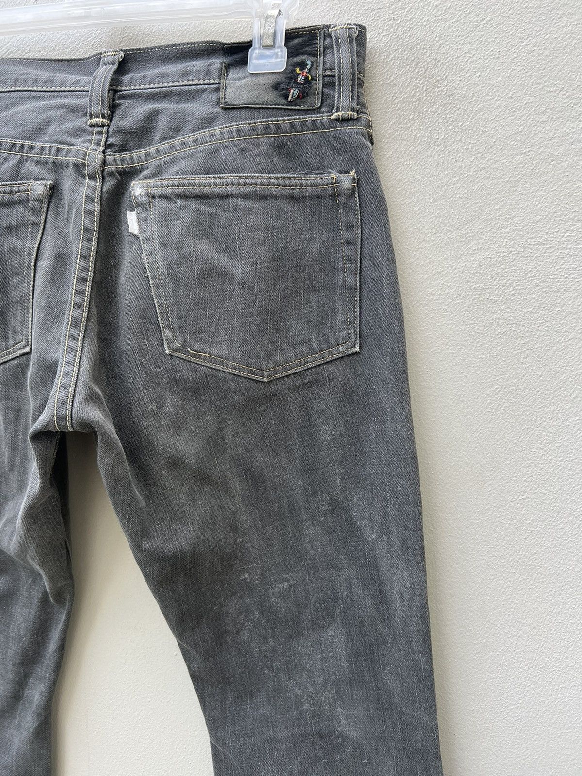Alchemist Vintage Alchemist Fab Four Japan Sun Faded Denim Flare Jeans Size US 29 - 19 Thumbnail