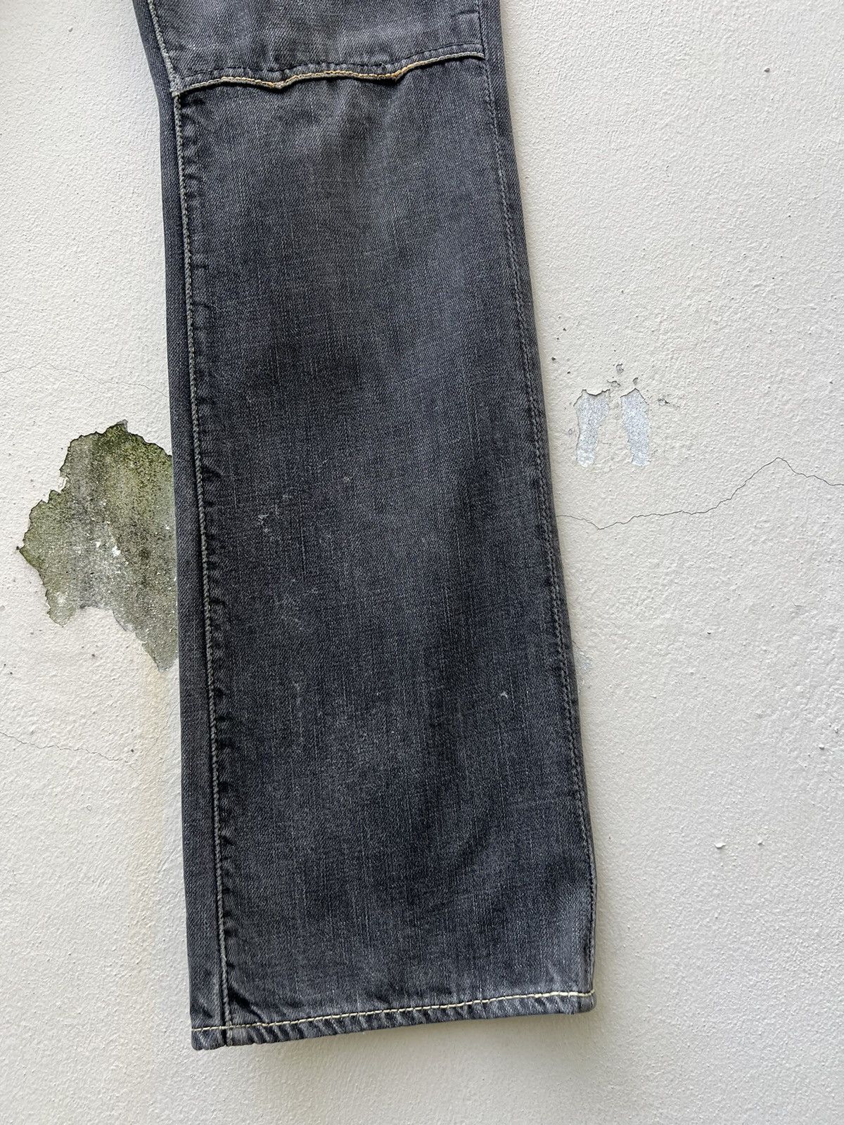 Alchemist Vintage Alchemist Fab Four Japan Sun Faded Denim Flare Jeans Size US 29 - 15 Thumbnail