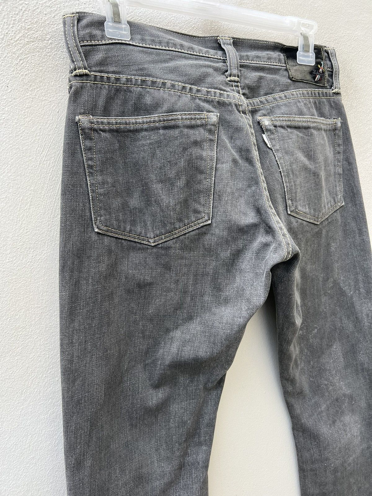 Alchemist Vintage Alchemist Fab Four Japan Sun Faded Denim Flare Jeans Size US 29 - 17 Thumbnail