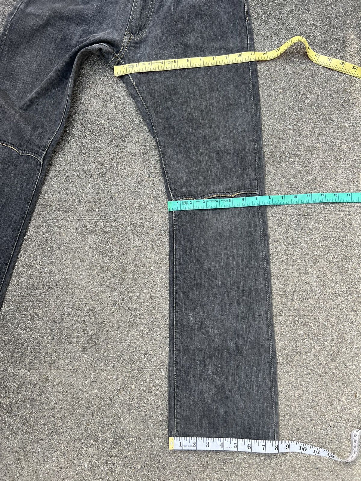 Alchemist Vintage Alchemist Fab Four Japan Sun Faded Denim Flare Jeans Size US 29 - 3 Thumbnail