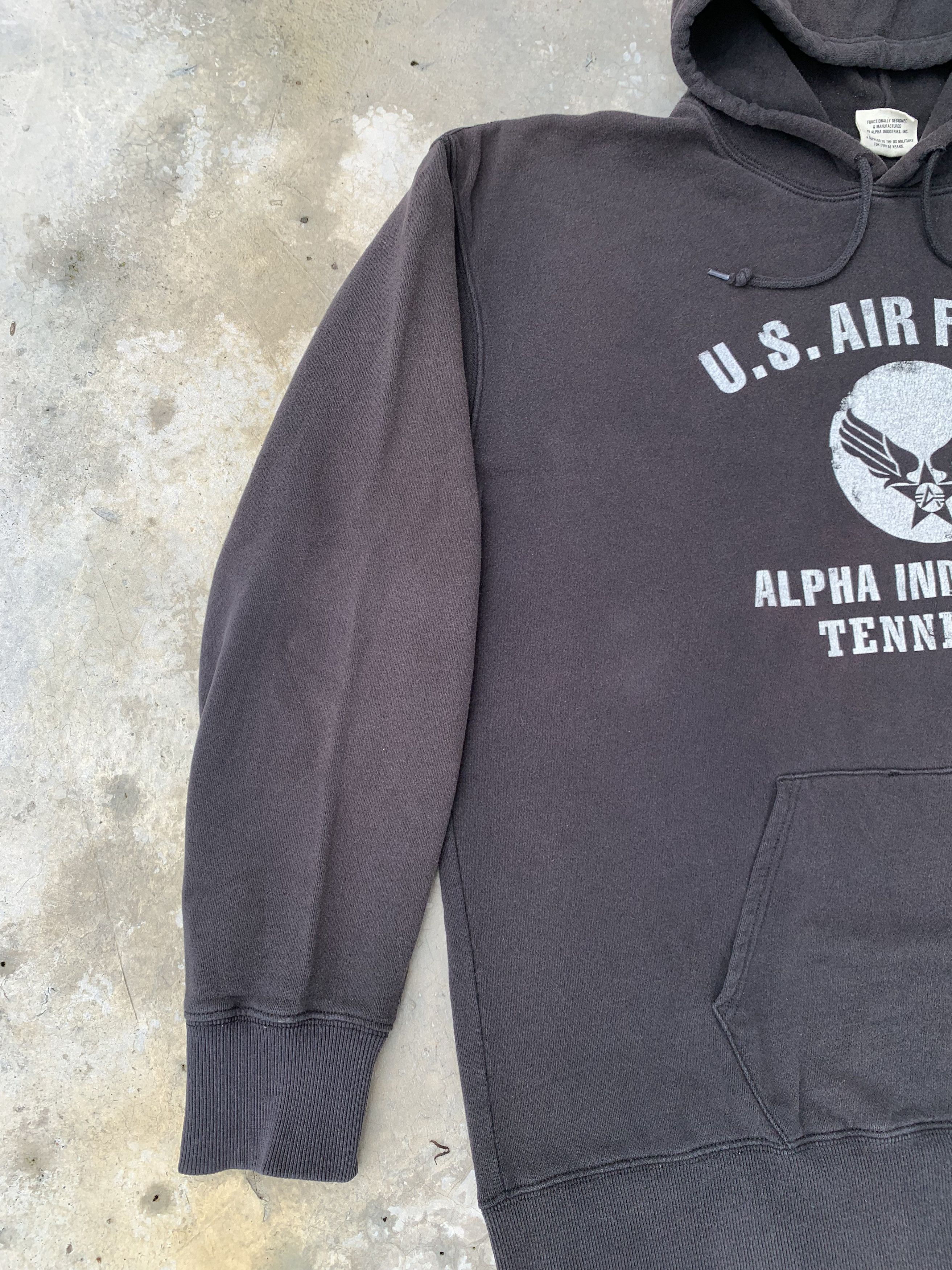 Alpha Industries Vintage U.S. Air Force Alpha Industries Sunfaded Hoodie Size US XXL / EU 58 / 5 - 7 Thumbnail