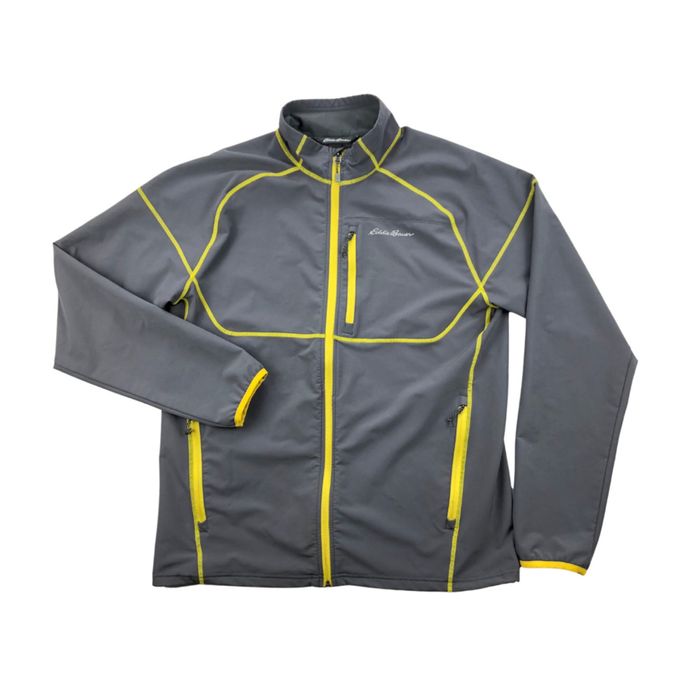 Eddie Bauer Eddie Bauer Stratify Softshell Jacket Mens Medium Gray Full