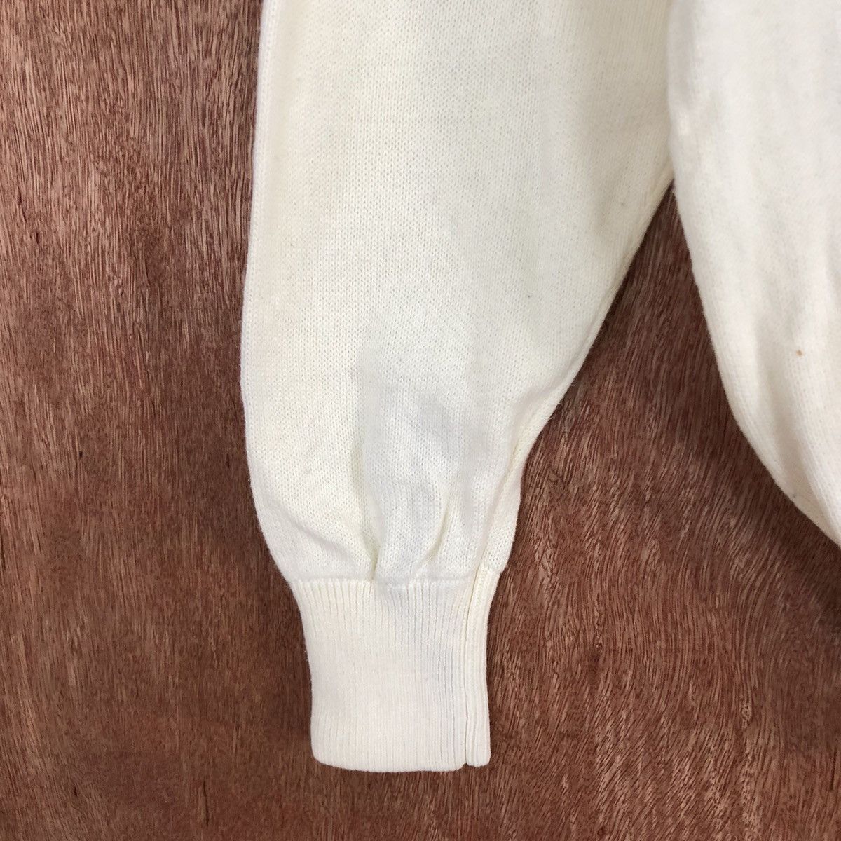 Vintage Yonex badminton sweater vintage Cream Knit #c751 Size US M / EU 48-50 / 2 - 6 Thumbnail