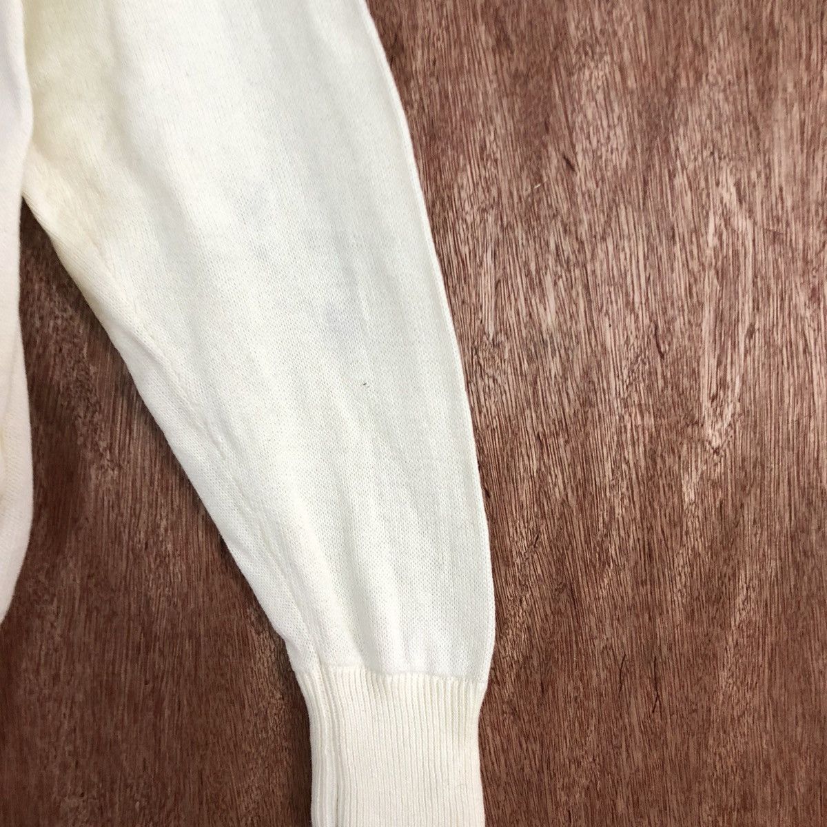Vintage Yonex badminton sweater vintage Cream Knit #c751 Size US M / EU 48-50 / 2 - 4 Thumbnail