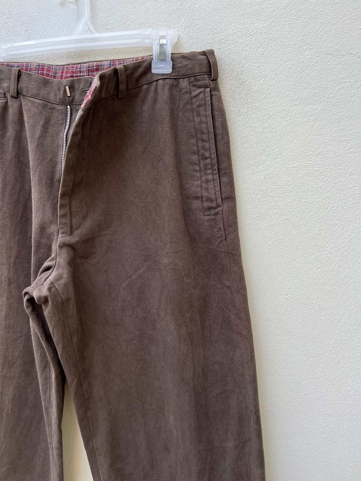 Mademoiselle Non Non Vintage PAPAS Japan Gabardine Baggy Chinos Trouser Size US 31 - 10 Thumbnail