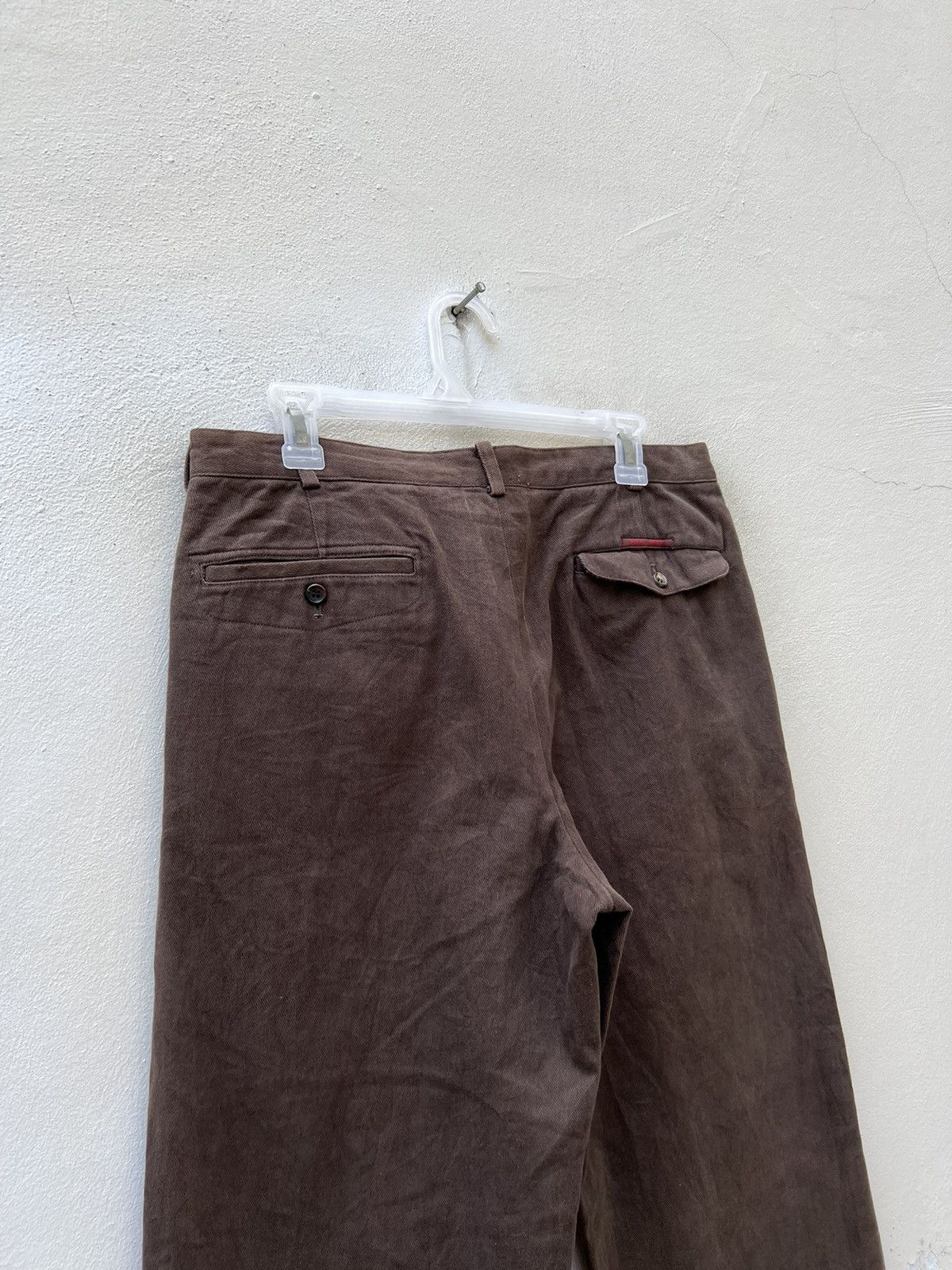Mademoiselle Non Non Vintage PAPAS Japan Gabardine Baggy Chinos Trouser Size US 31 - 13 Thumbnail