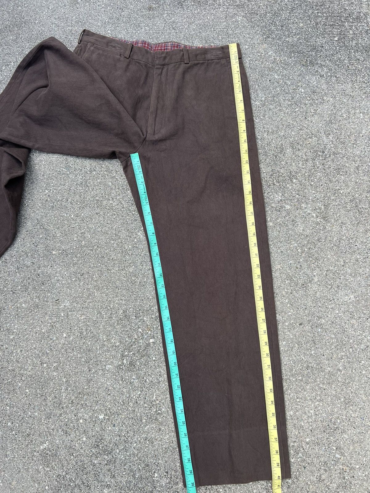 Mademoiselle Non Non Vintage PAPAS Japan Gabardine Baggy Chinos Trouser Size US 31 - 4 Thumbnail