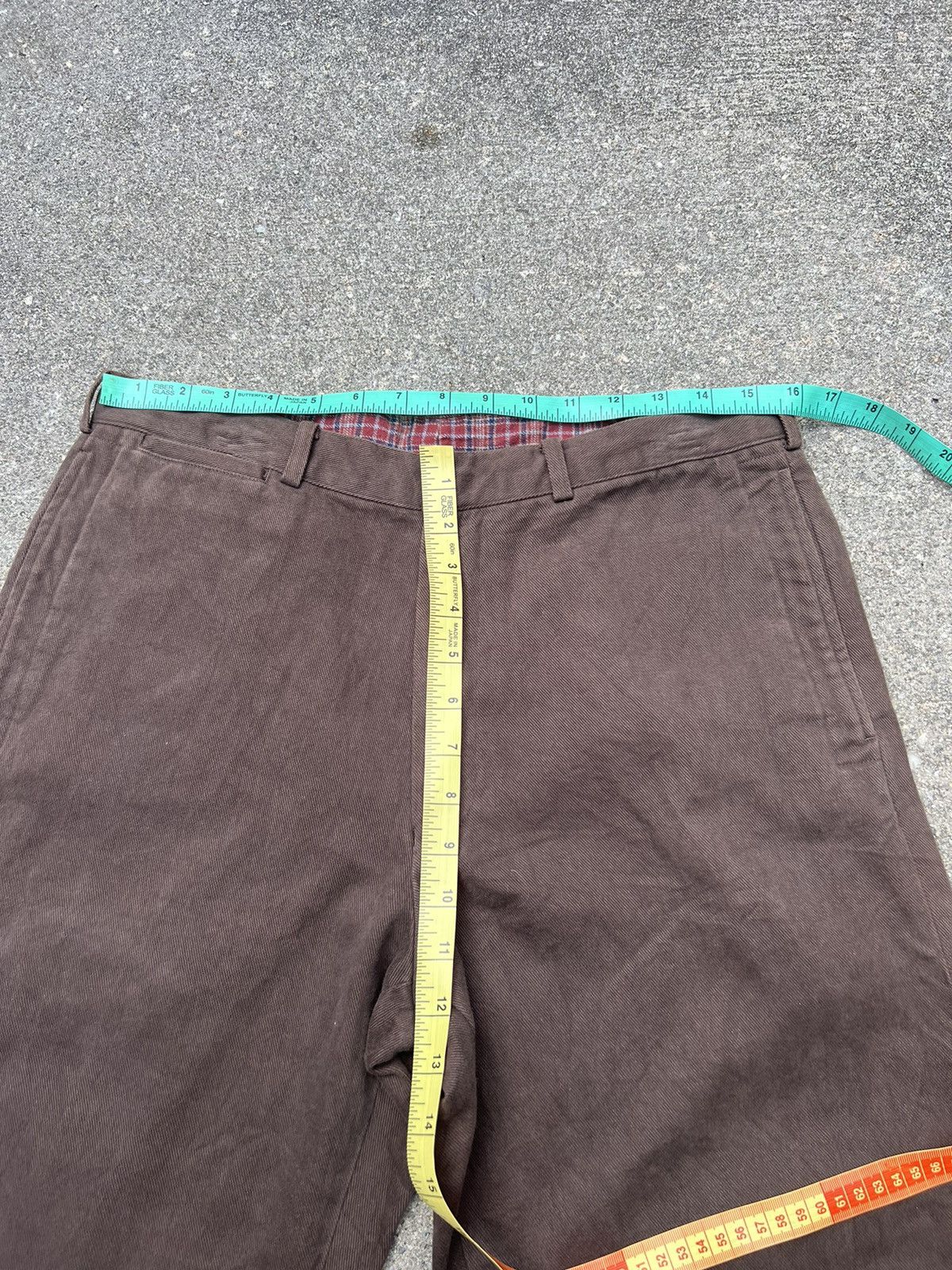 Mademoiselle Non Non Vintage PAPAS Japan Gabardine Baggy Chinos Trouser Size US 31 - 2 Thumbnail