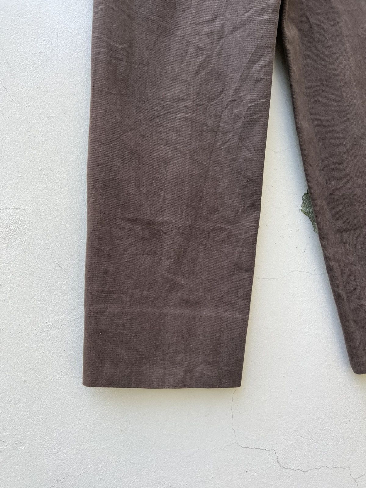 Mademoiselle Non Non Vintage PAPAS Japan Gabardine Baggy Chinos Trouser Size US 31 - 14 Thumbnail