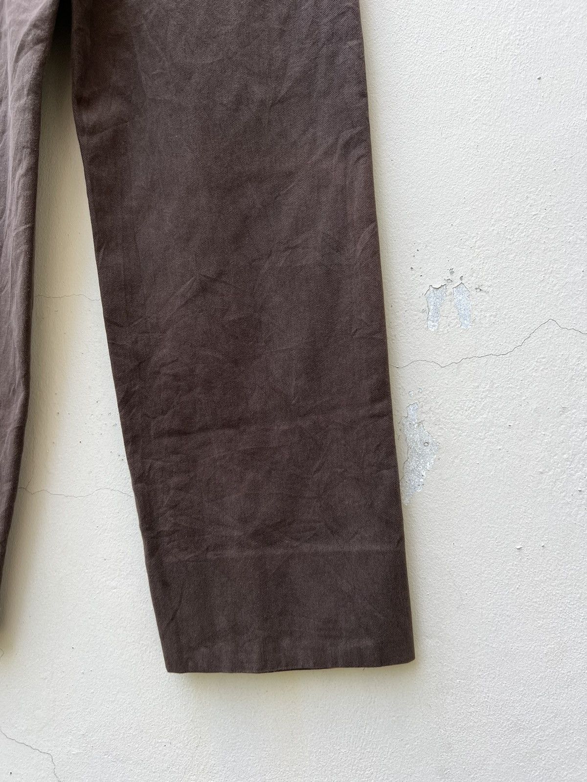 Mademoiselle Non Non Vintage PAPAS Japan Gabardine Baggy Chinos Trouser Size US 31 - 17 Thumbnail