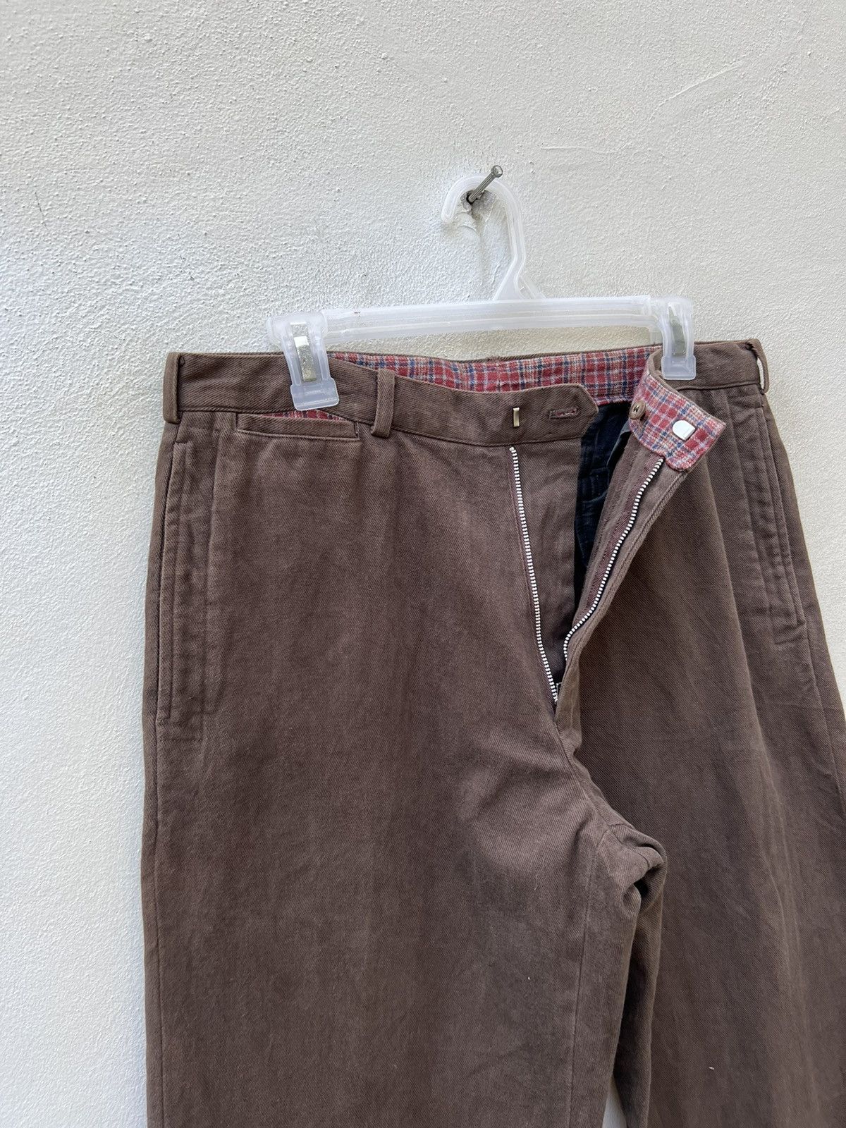 Mademoiselle Non Non Vintage PAPAS Japan Gabardine Baggy Chinos Trouser Size US 31 - 8 Thumbnail