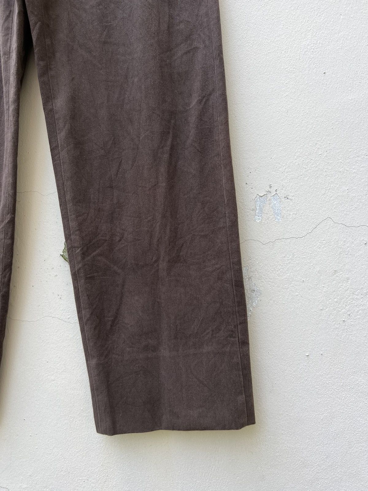 Mademoiselle Non Non Vintage PAPAS Japan Gabardine Baggy Chinos Trouser Size US 31 - 11 Thumbnail
