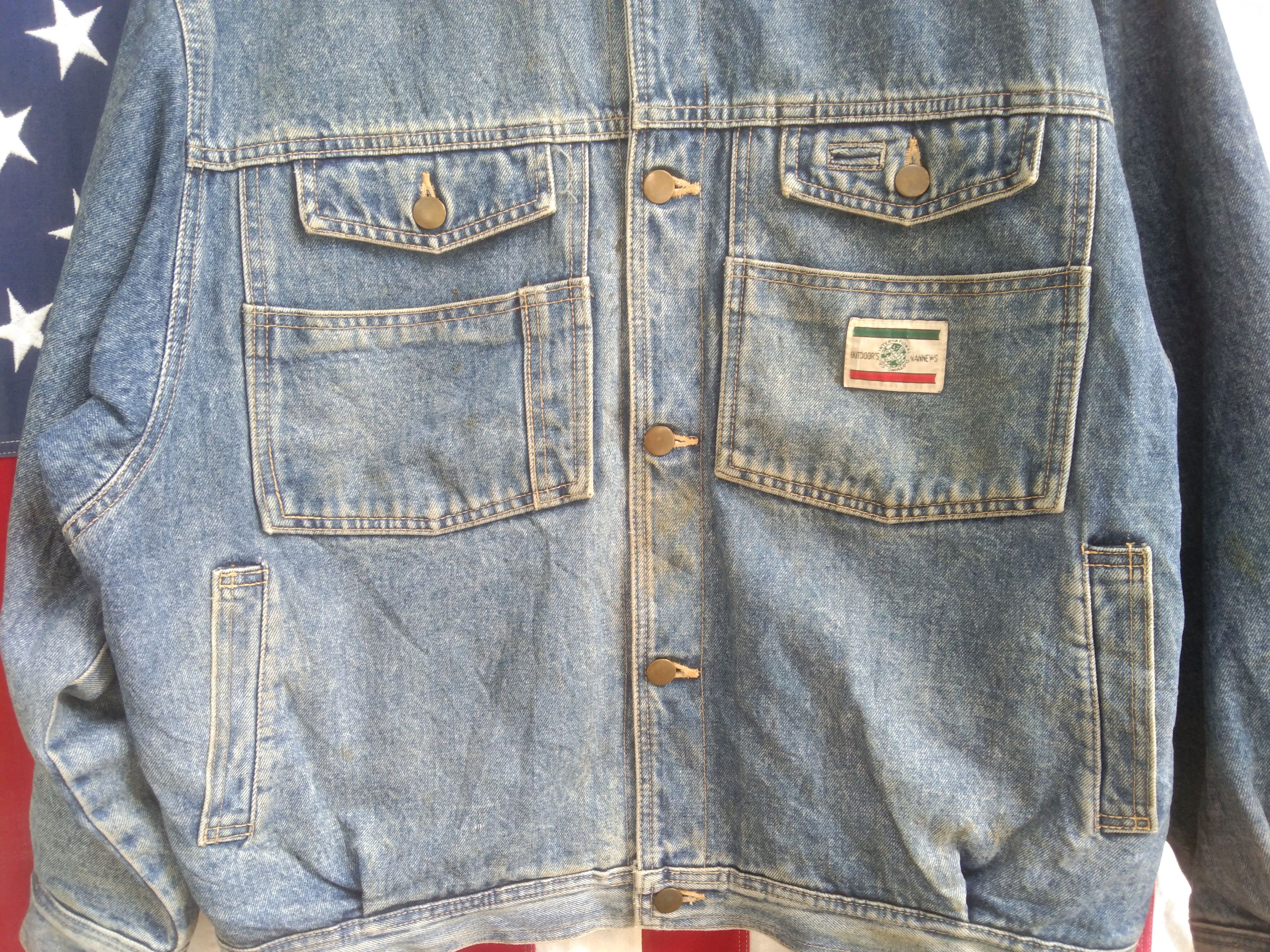 Japan Blue × Vintage VINTAGE BLUE WAY TRUCKER JACKET Size US XL / EU 56 / 4 - 6 Thumbnail