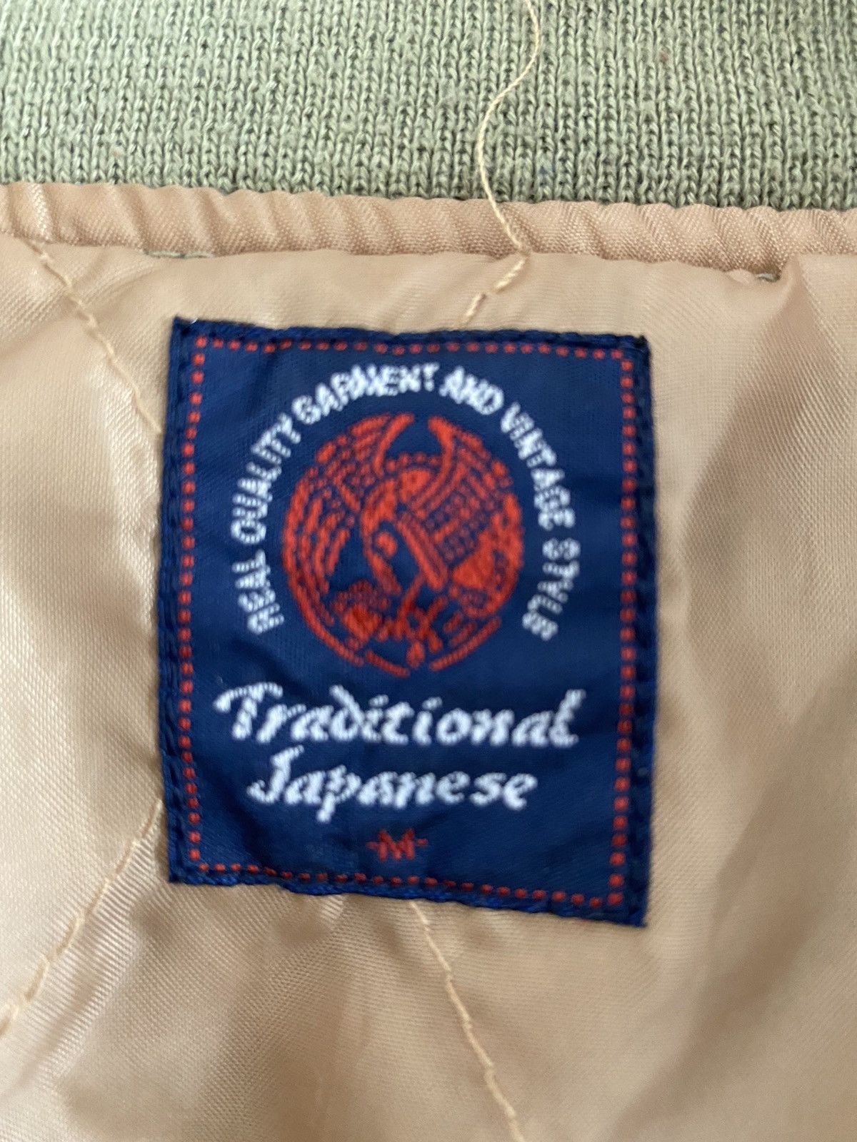 Blue Blue Japan 🇯🇵Rare Japanese Sukajan the west side dragon Size US M / EU 48-50 / 2 - 11 Thumbnail
