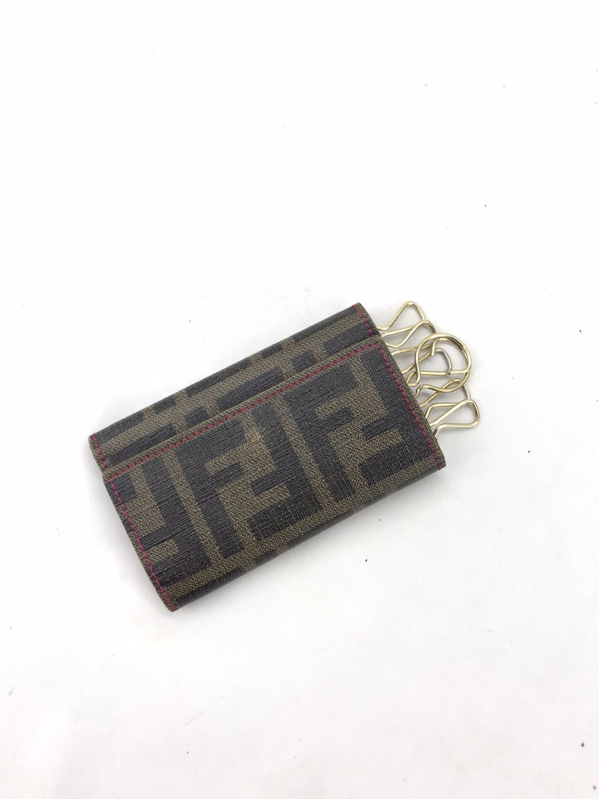 image of authentic Fendi Key Holder Monogram in Ff, Men's